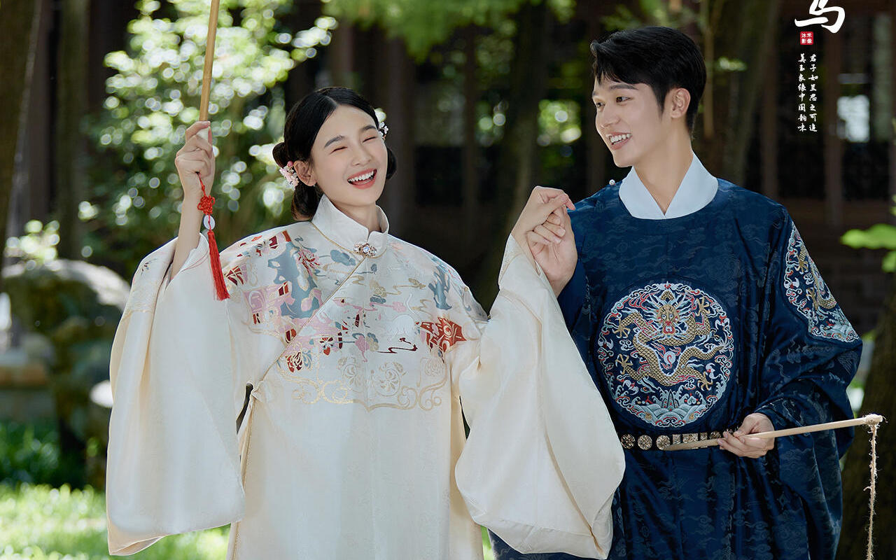 甜妹必拍！俏皮可爱的汉服婚纱照超出圈