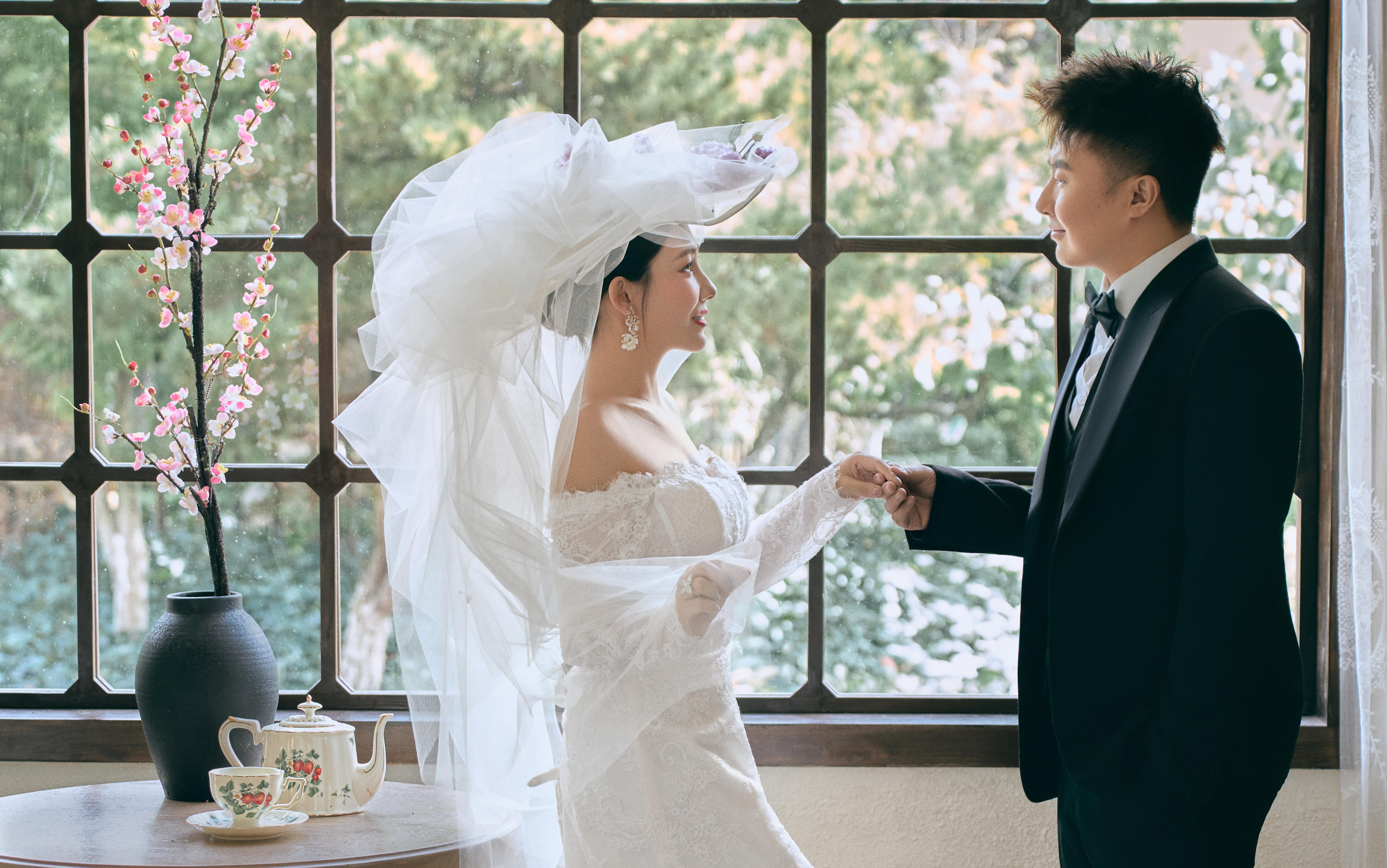 客片分享：好爱这组法式复古婚纱照