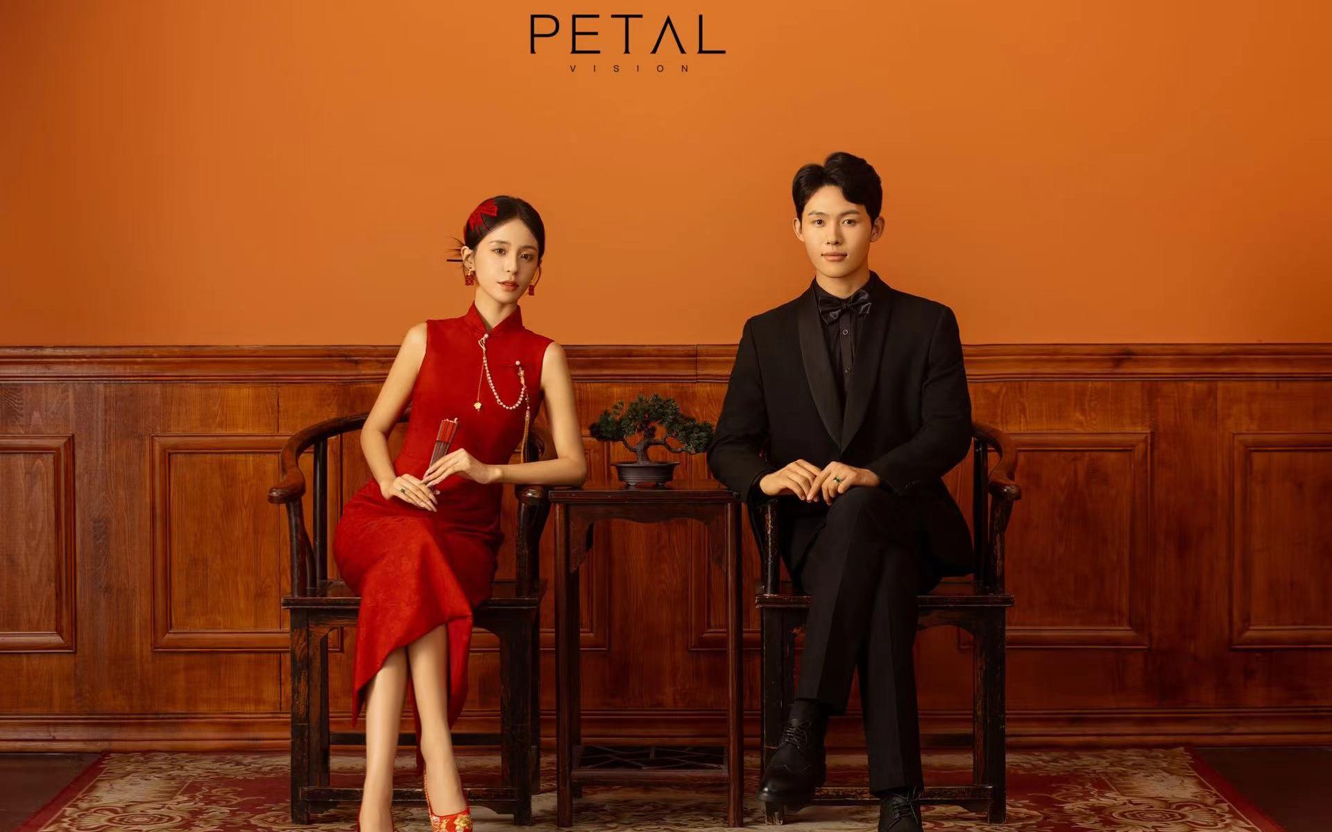 花瓣摄影•新中式旗袍