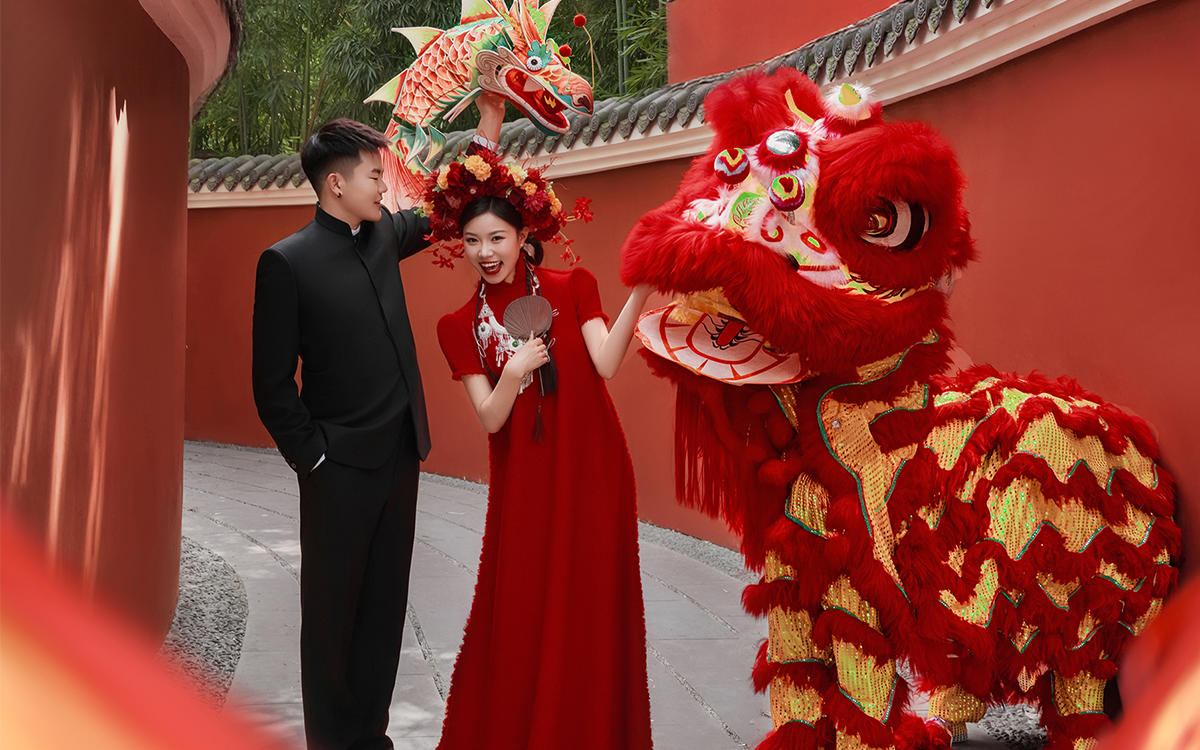 【真實(shí)客片】中式國風(fēng)婚紗照