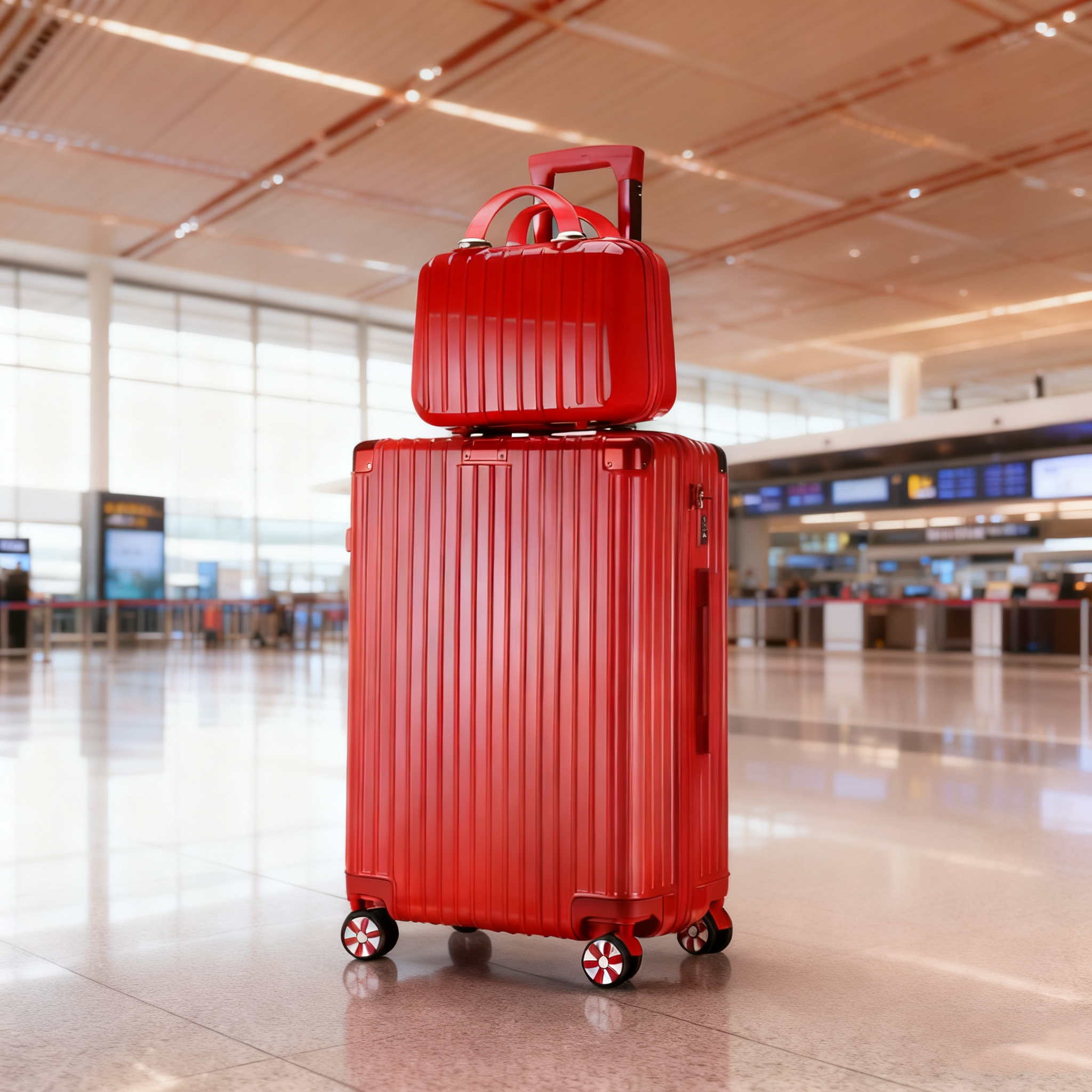 【買大送小】全新升級嫁妝陪嫁行李箱陪嫁箱子