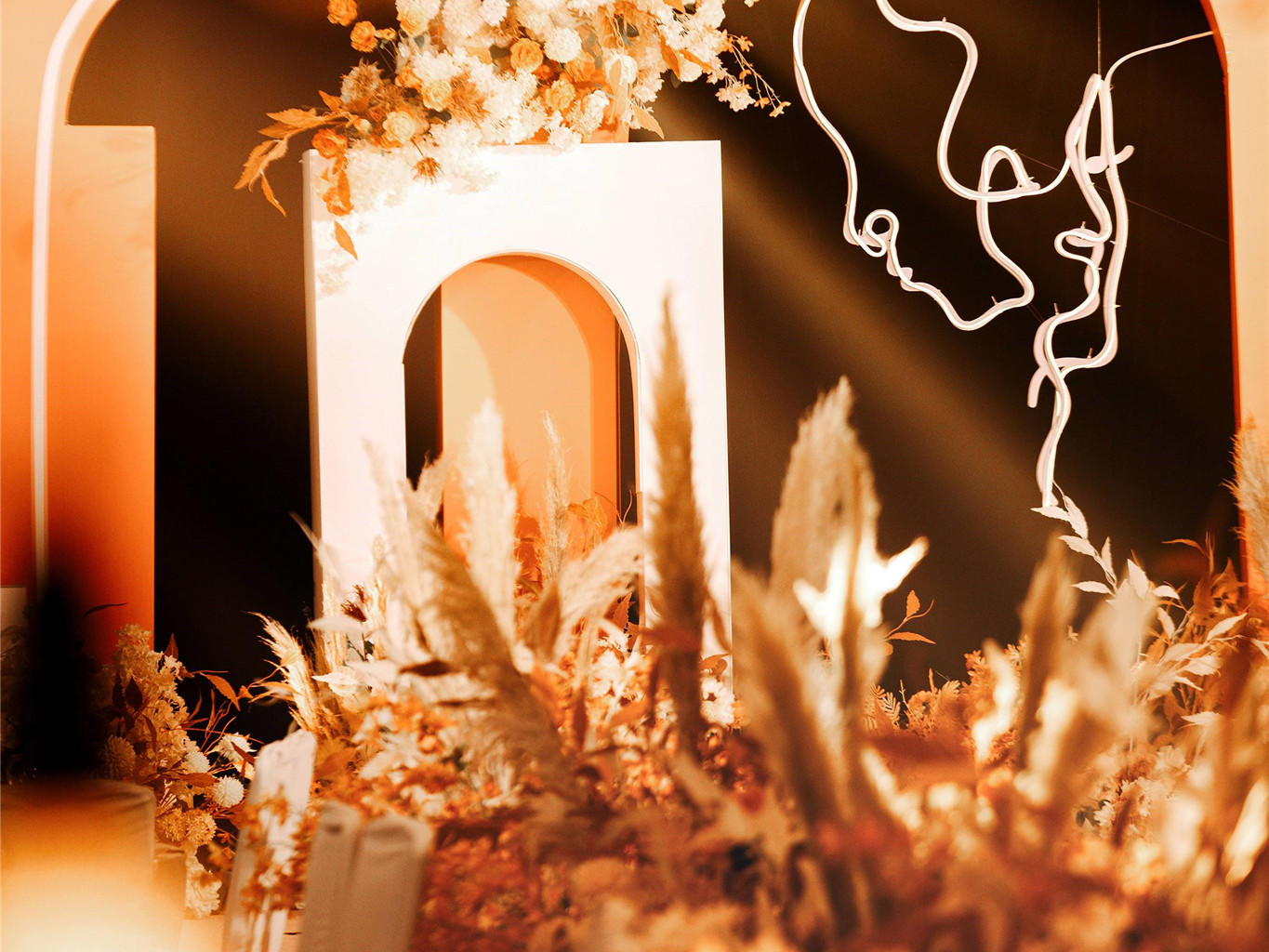 我遇见了美好的你-橘色系婚礼