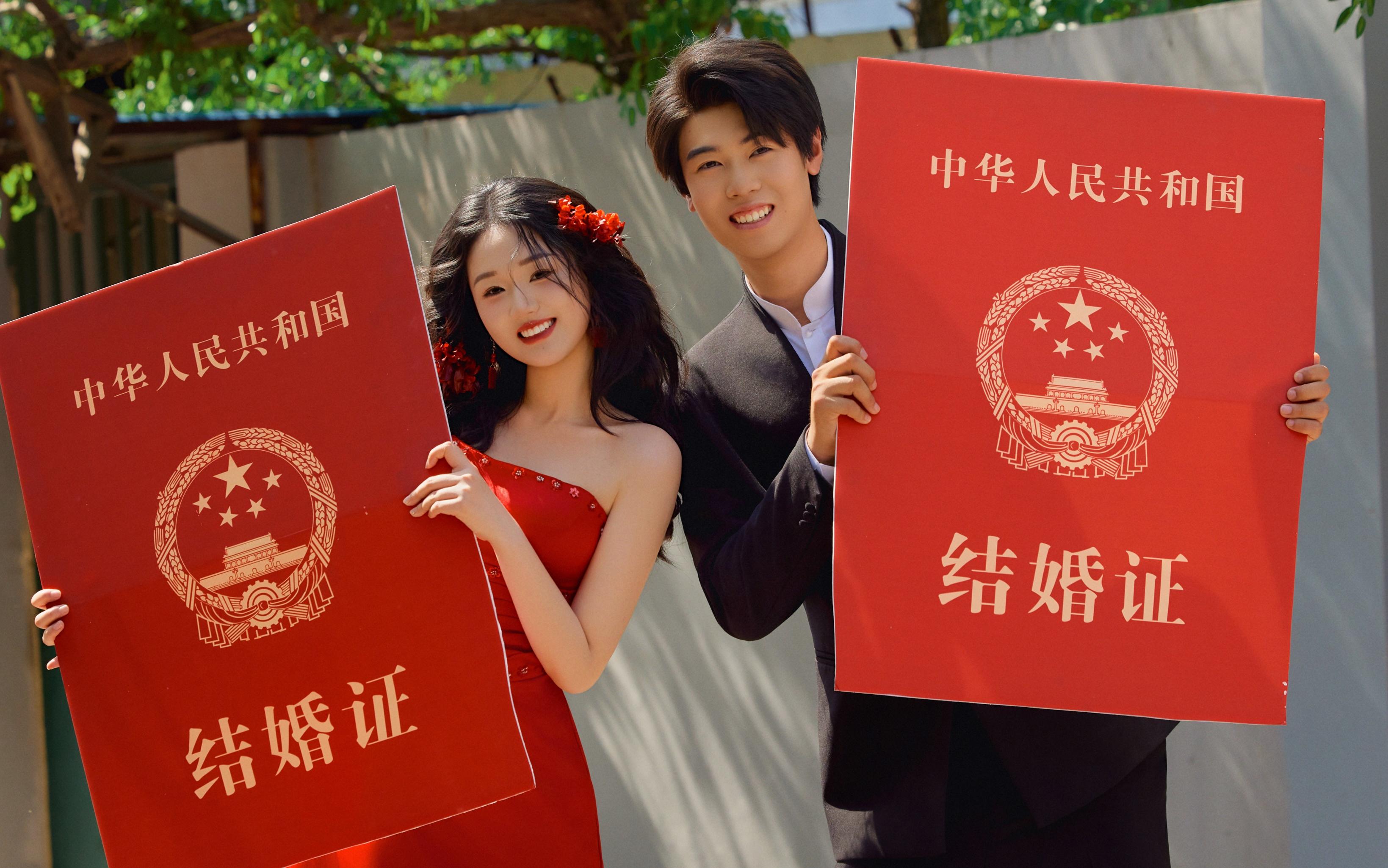 东营外景喜嫁婚纱照