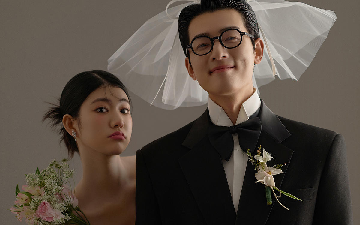 盲选都不会出错的韩式内景婚纱照❤心动瞬间