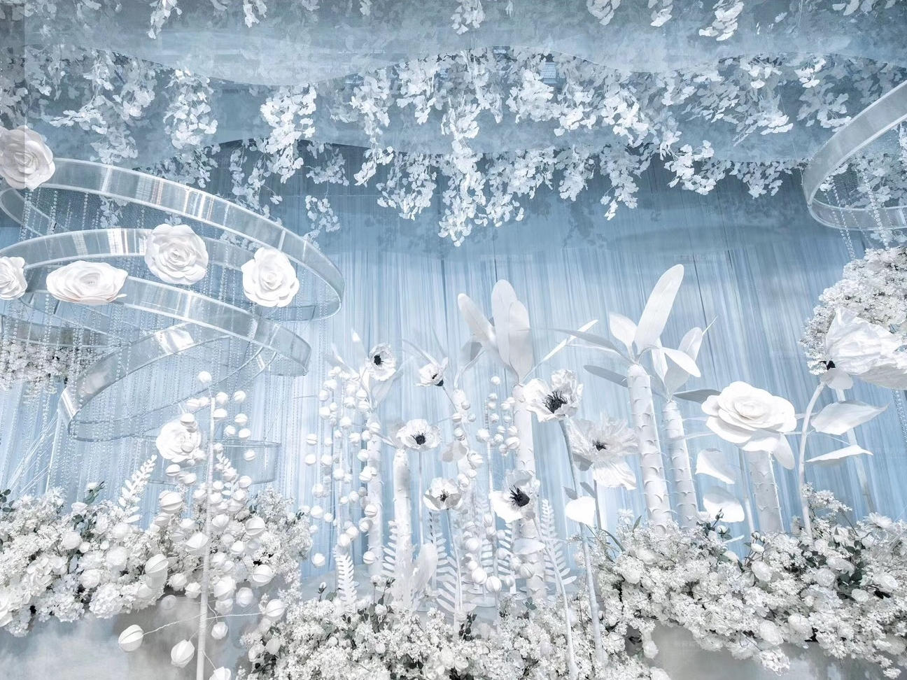 [少女风] 简约干净 水蓝色+白 气质婚礼