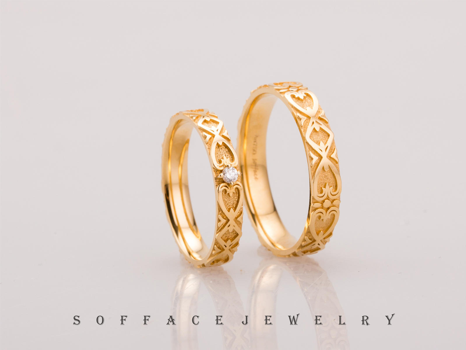 索菲斯|设计款结婚对戒| 注定