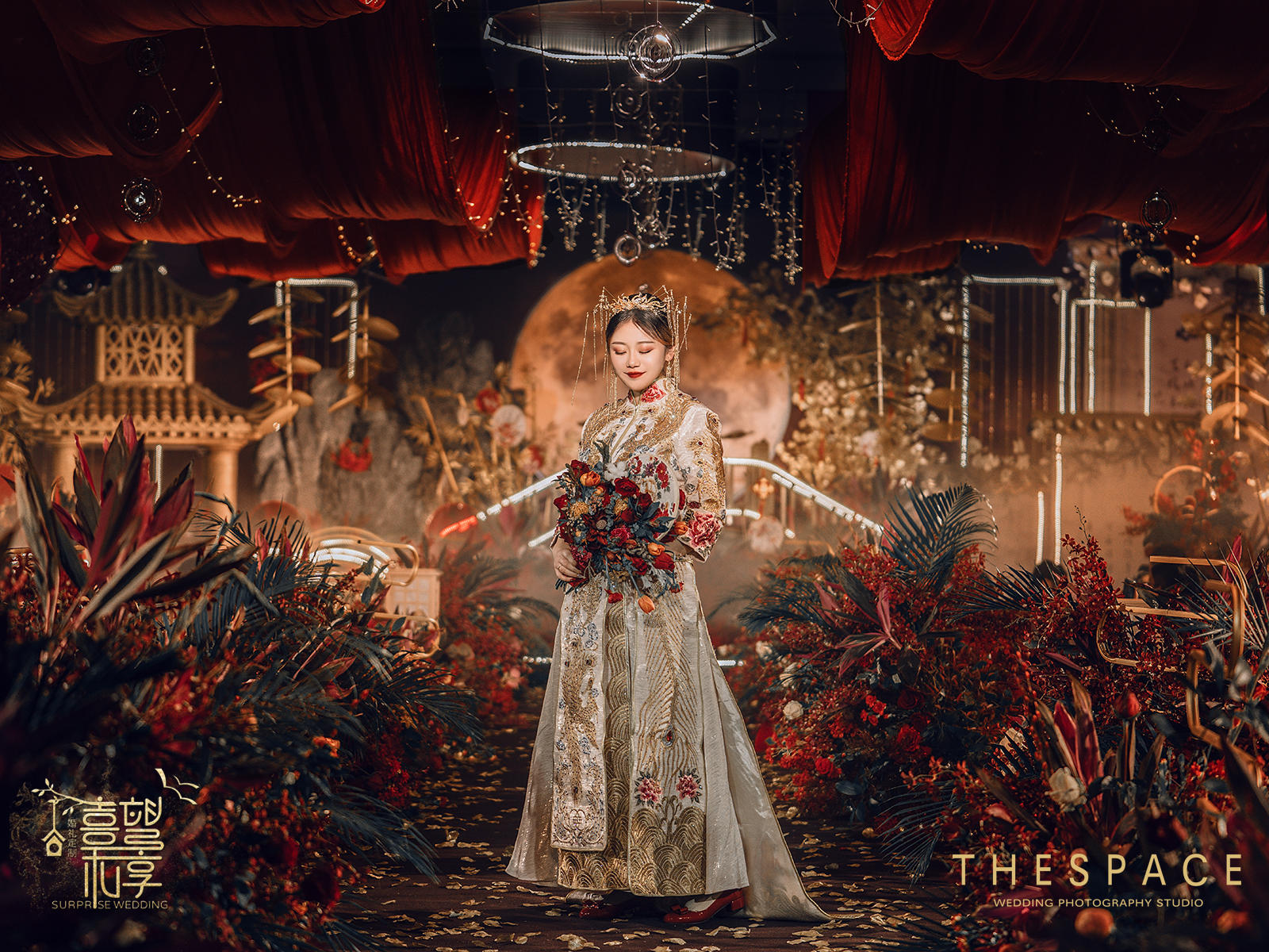 [喜望私享婚礼定制]网红新中式婚礼分享-传统大气