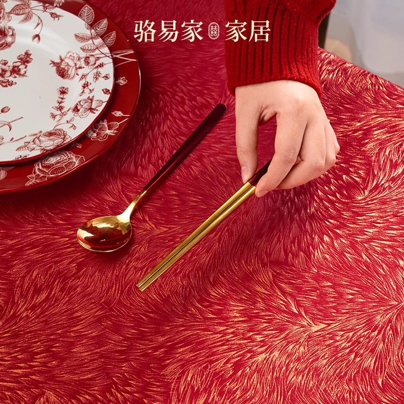 【方桌/圆桌】桌布茶几桌垫婚房装饰