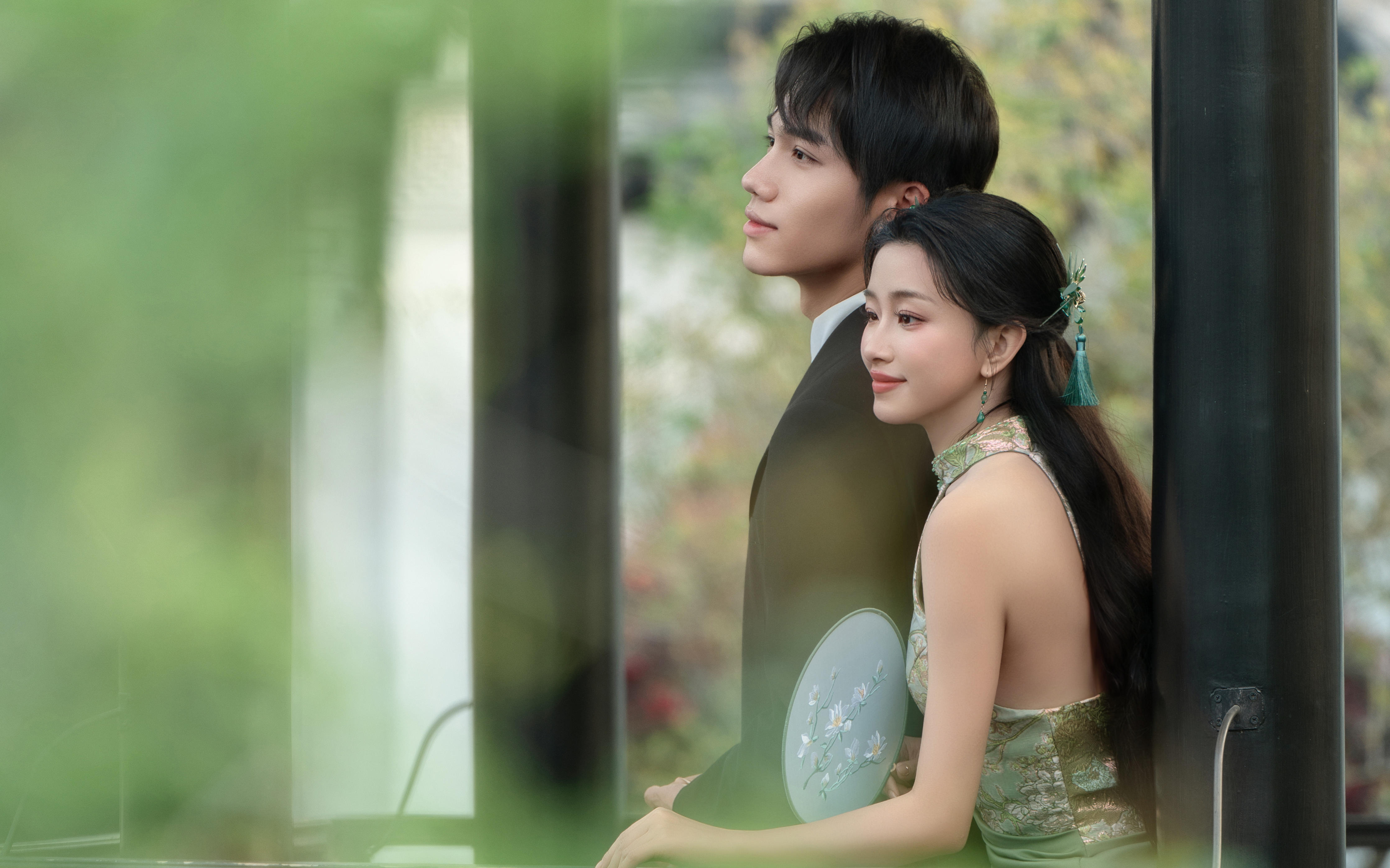 【挪婭原創(chuàng)】《閑庭觀春》新中式系列作品