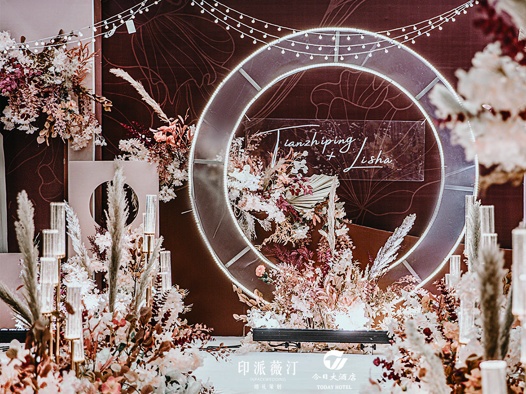 印派薇汀 | 恬谧 焦糖秋色系婚礼