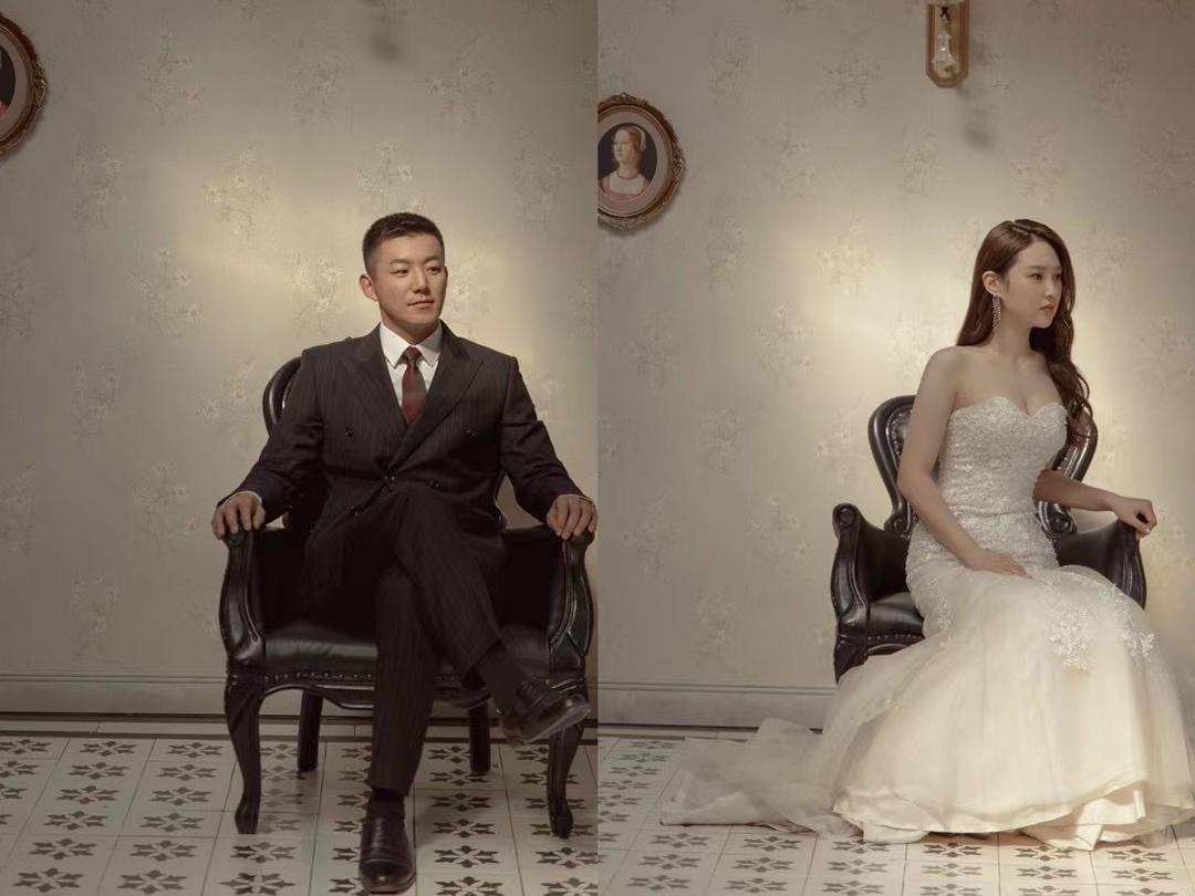 广州婚纱照跟妆化妆造型电影复古色调唯美高级妆容