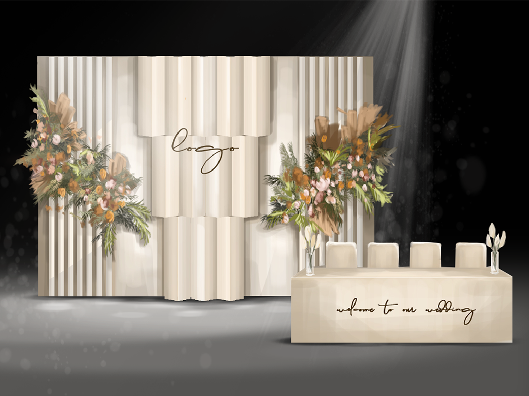 喜来婚礼超温柔奶咖色婚礼