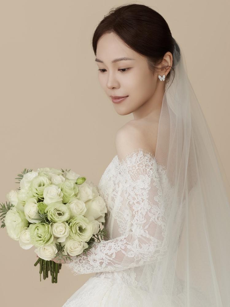 简约婚礼主纱造型❤️