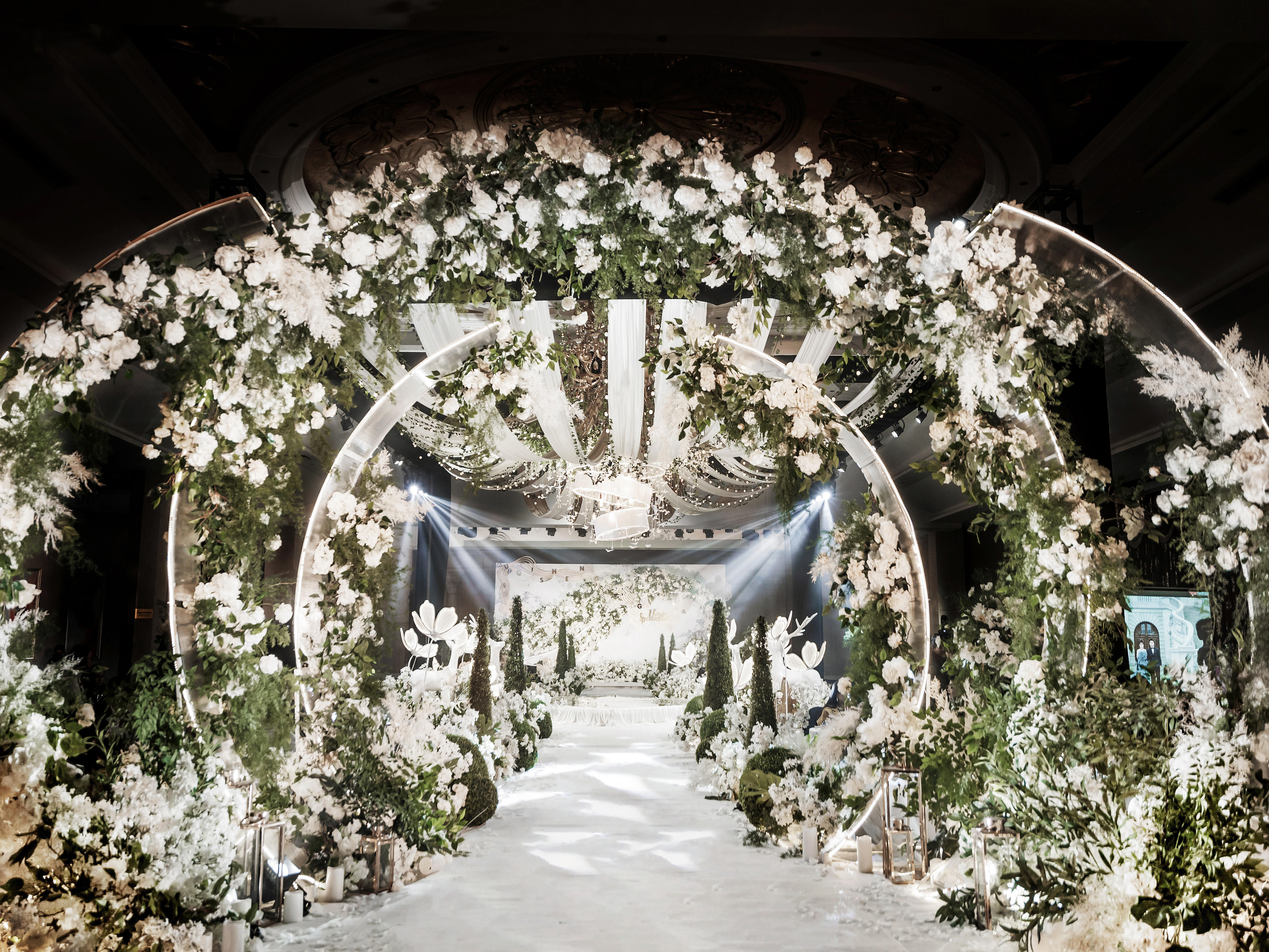 绚烂之光高端定制森系婚礼 包含四大