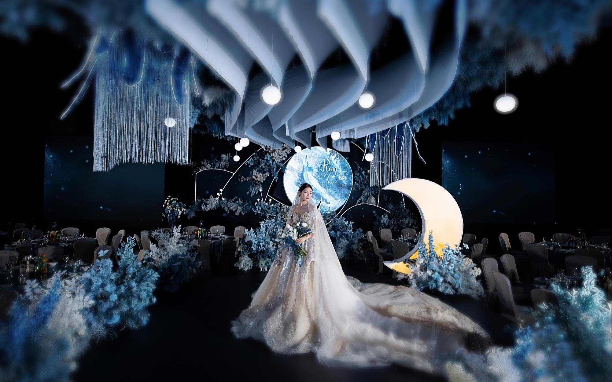 【极光】星河 | 蓝色星空系室内婚礼
