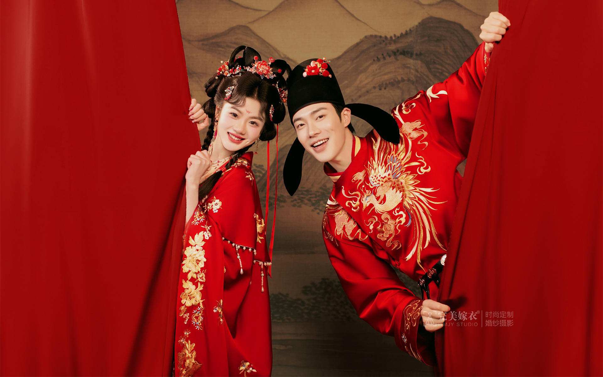 【歡喜冤家】超甜超乖的漢服婚紗照??甜妹快來(lái)拍吖