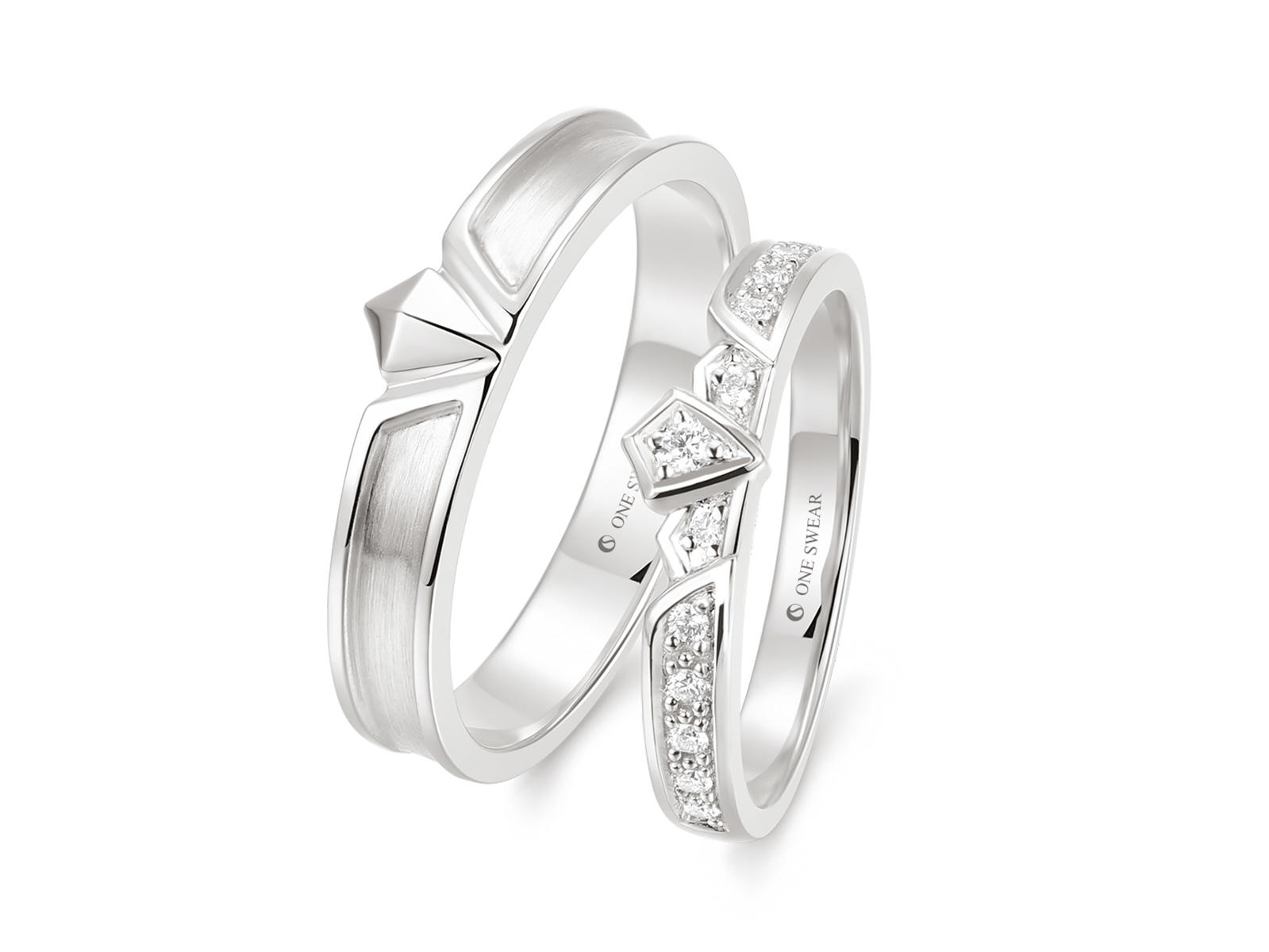 梵誓-骑士之盾 欧洲古典长诗情侣结婚对戒