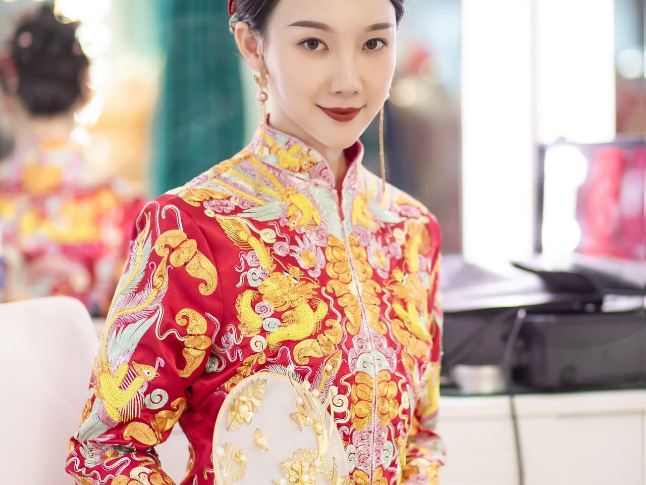 【泰华店当天有效】新娘跟妆+秀禾/托尾/敬酒服妆