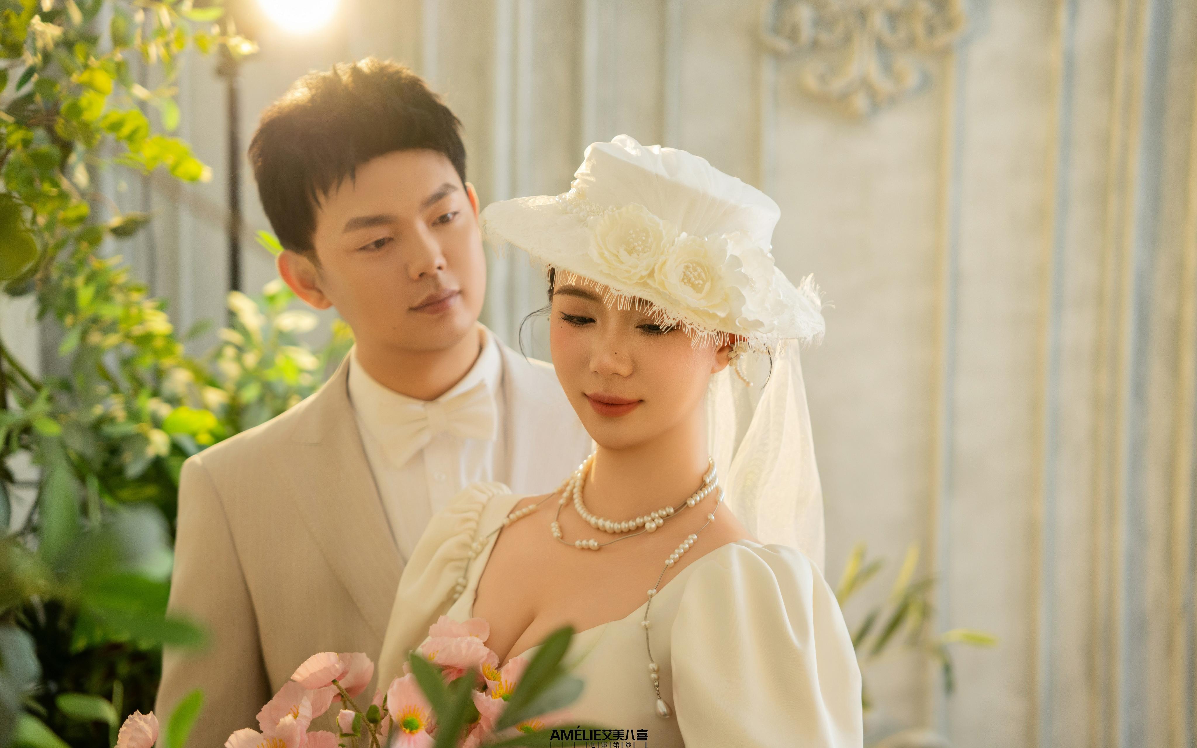 白纱法式优雅！氛围感拉满💫