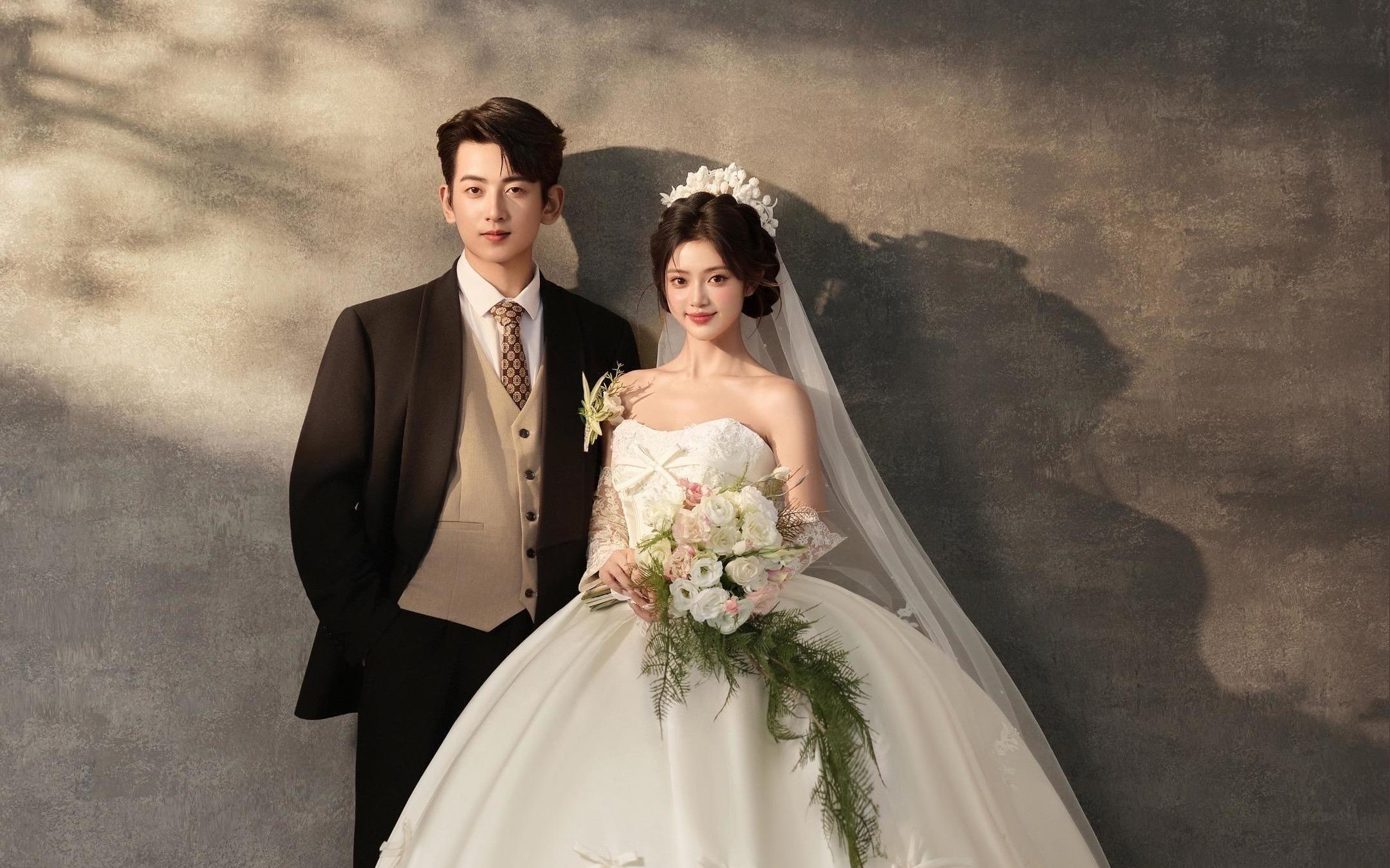 美出圈的極簡主紗婚紗照?高級感殺瘋了