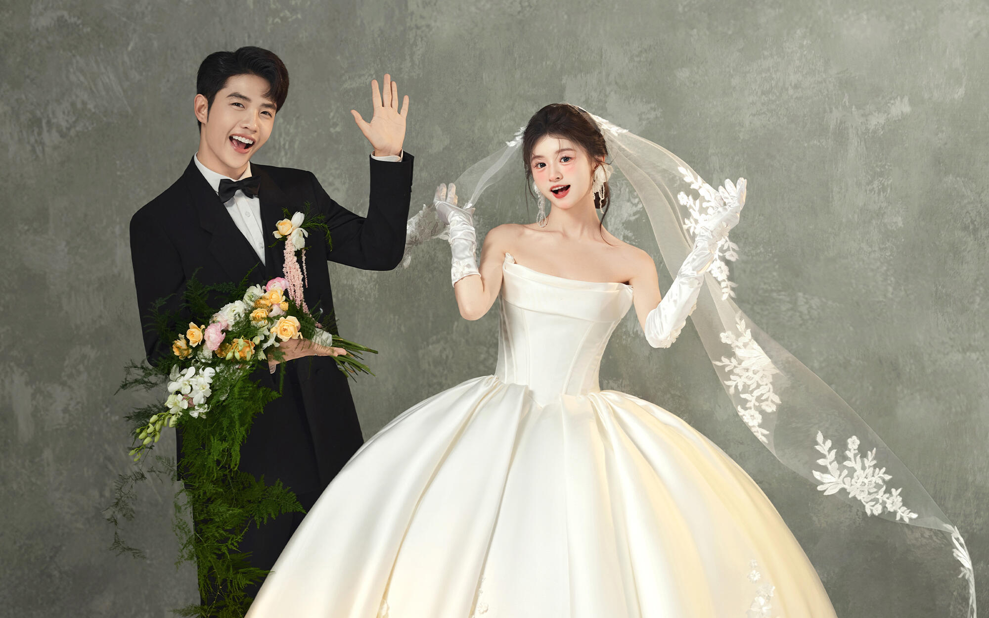 【法式油畫】室內(nèi)油畫婚紗照巨美 這一刻具象化了