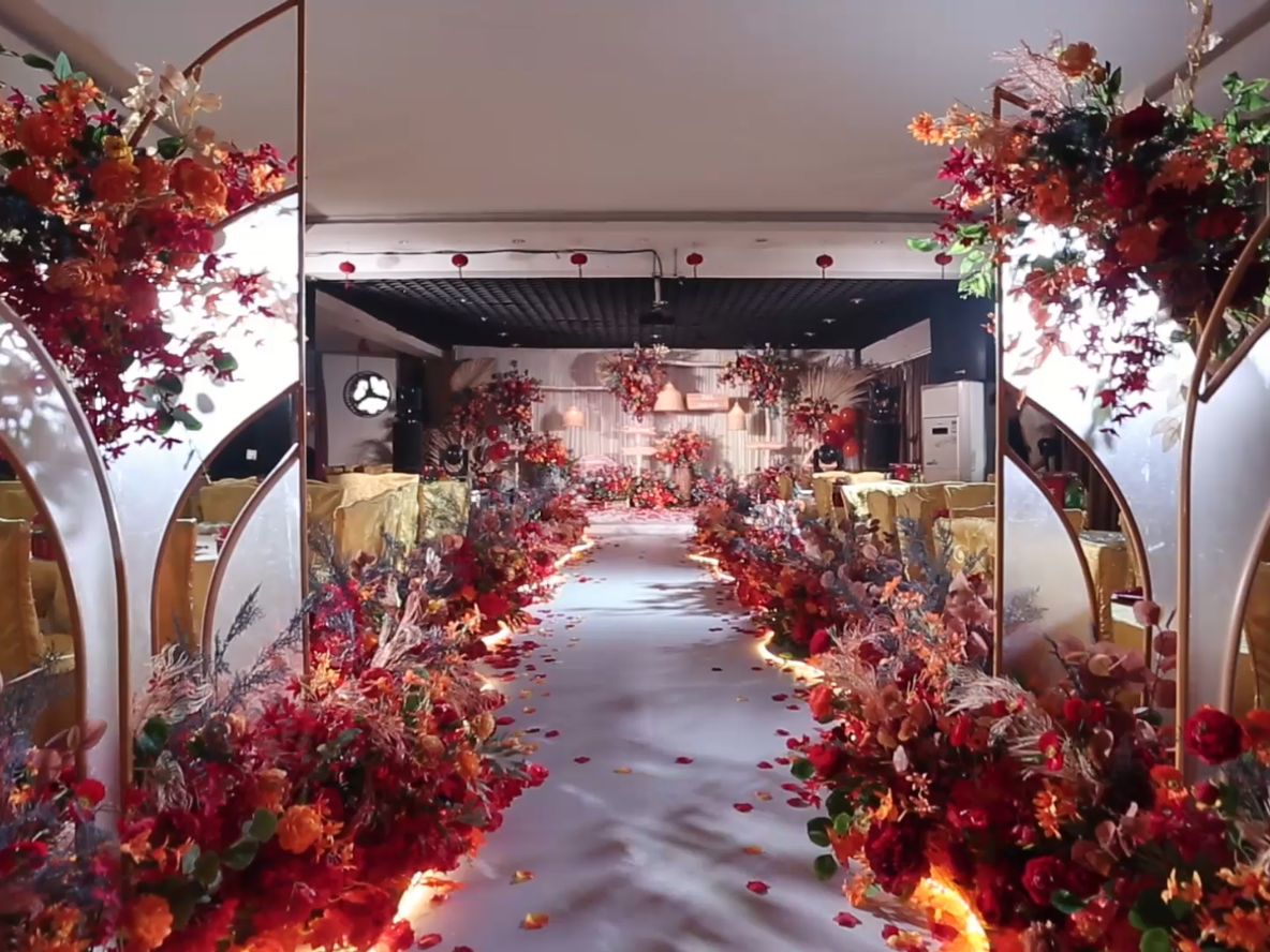 1314婚礼·酒店红色系婚礼/精致小预算婚礼