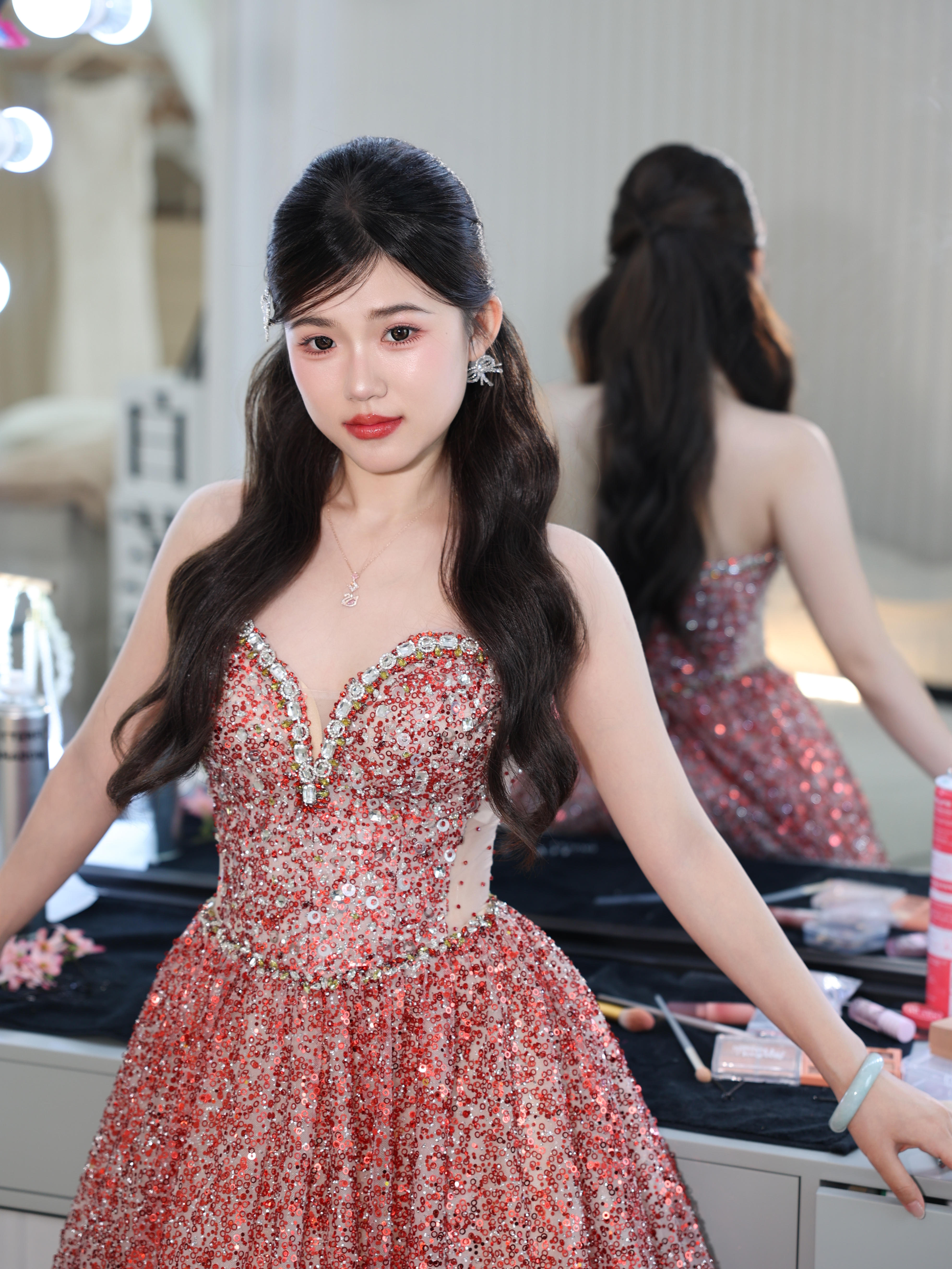 【白芷婚纱】公主风敬酒造型