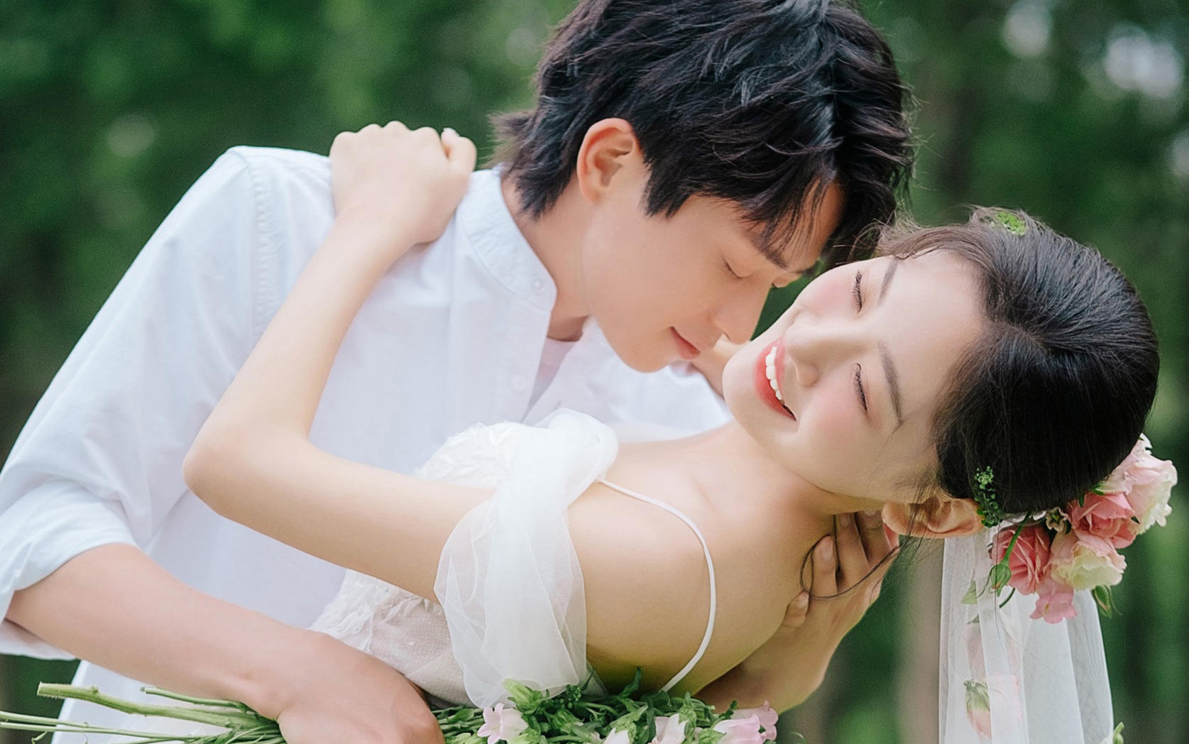 【施华洛摄影】鲜花花环造型太适合拍森系风了