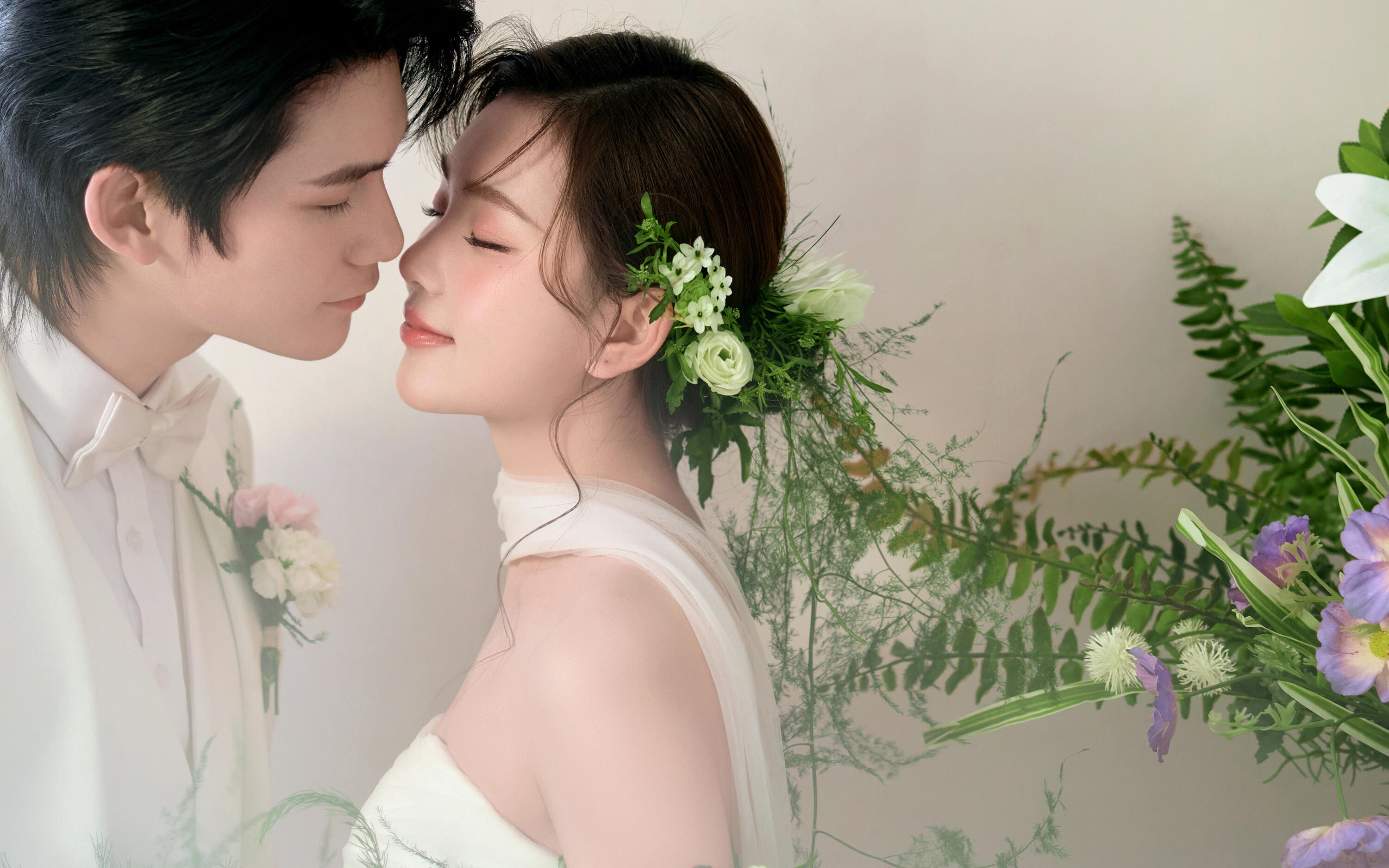 把浪漫藏進(jìn)花束與白紗里?