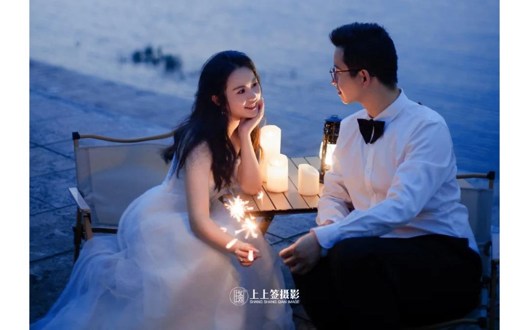 夜景纪实婚纱照