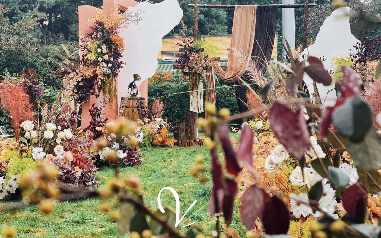 【囍记】经典卡布奇诺清新户外婚礼