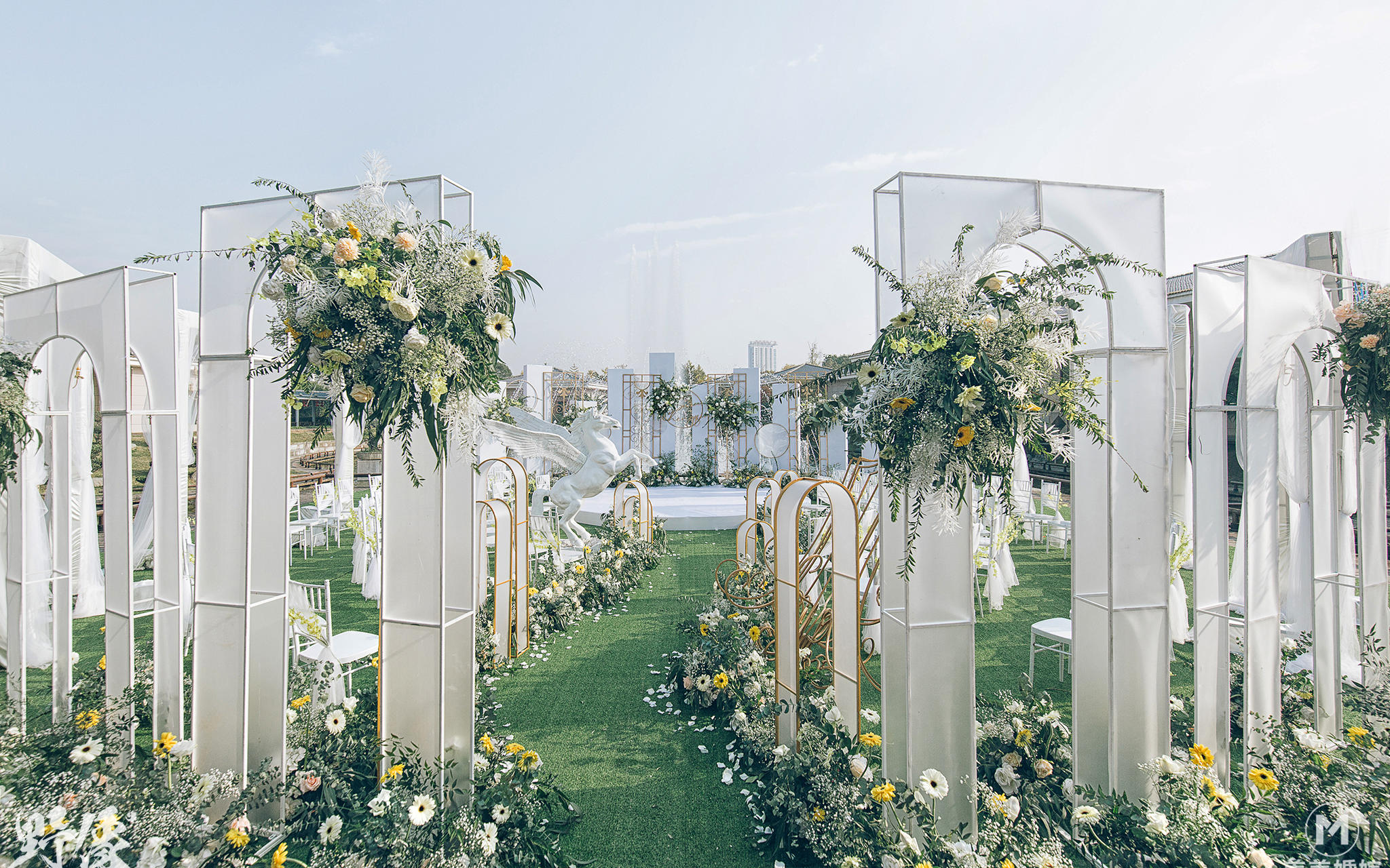 【美美婚嫁】蓝岛人家 超大气户外29999元