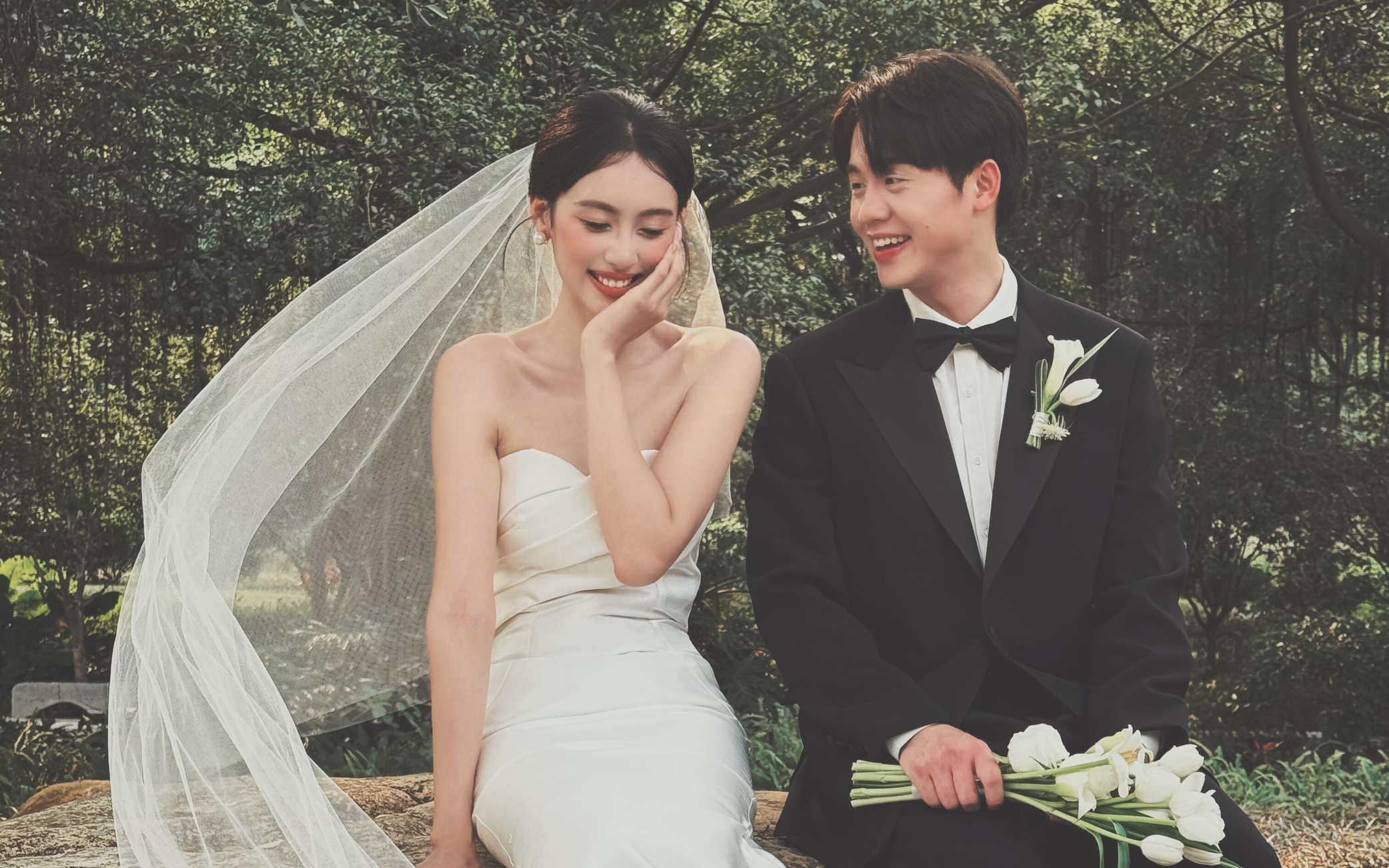 复古油画风 | 森系婚纱照的浪漫谁懂啊