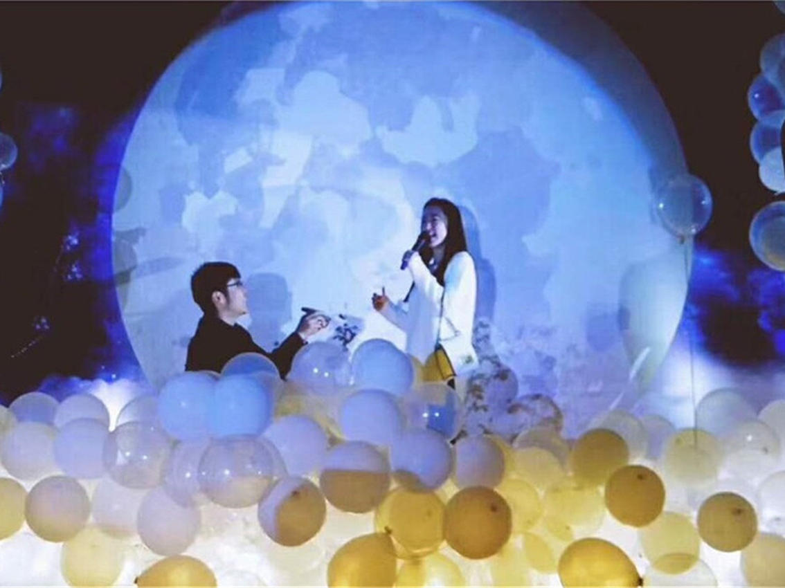 "我爱你”求婚布置、摄影、摄像、化妆