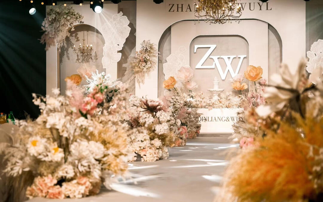 香槟色浪漫花园婚礼