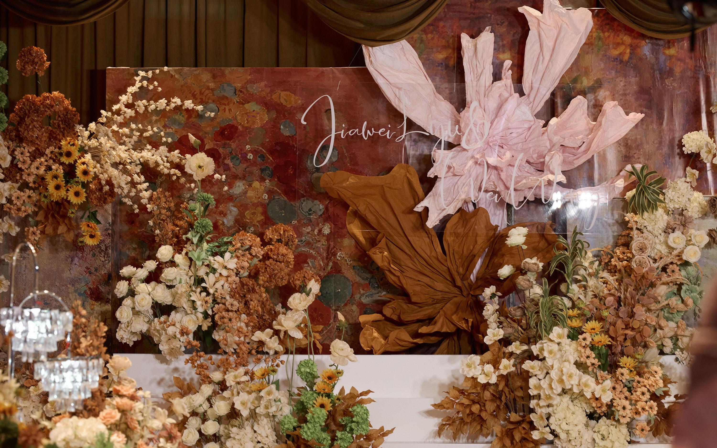 【囍记】秋冬氛围加载中！坠入秋日油画的浪漫婚礼