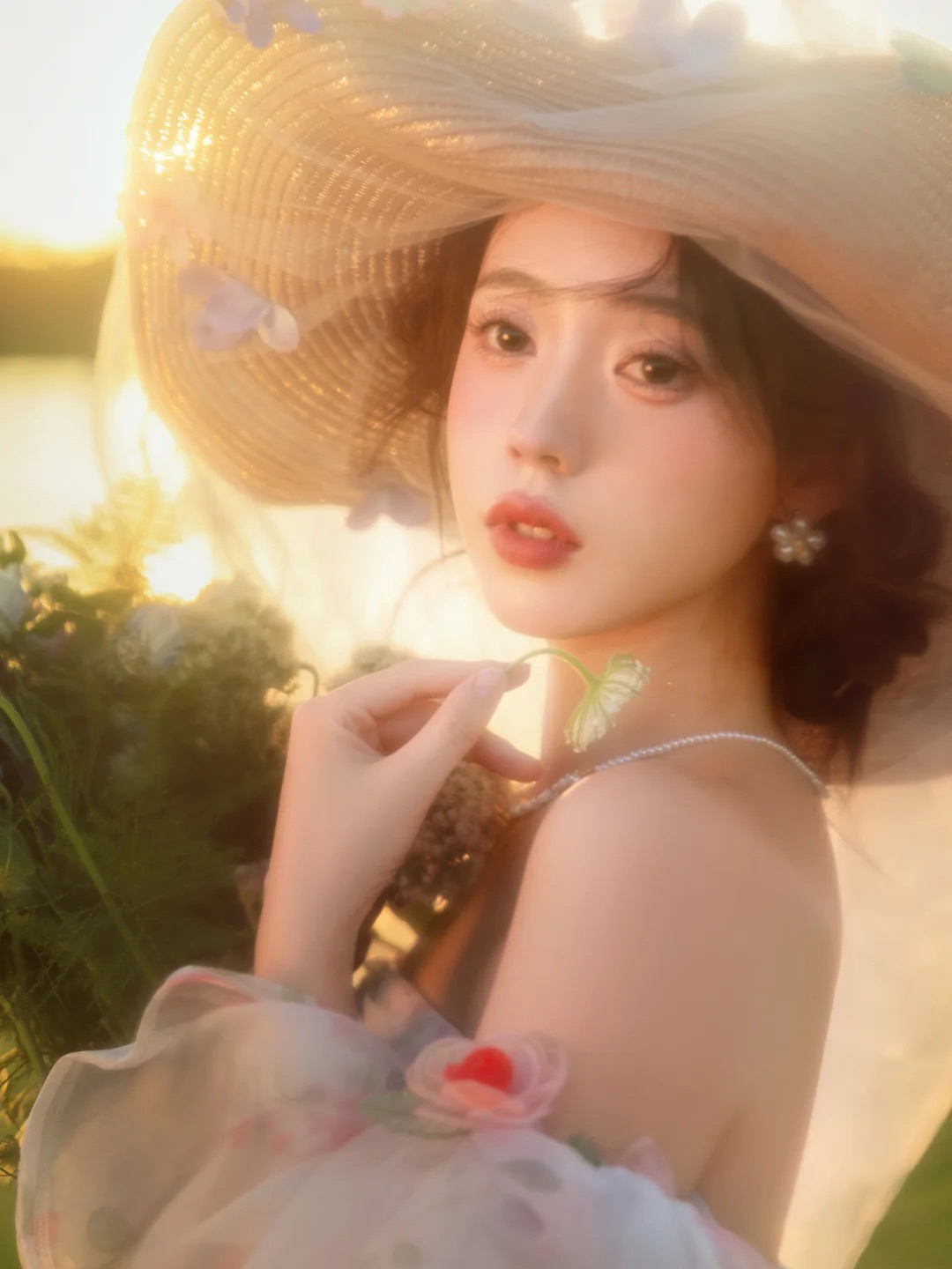 在法式草坪上✨做一场被夕阳宠爱的少女梦🌷