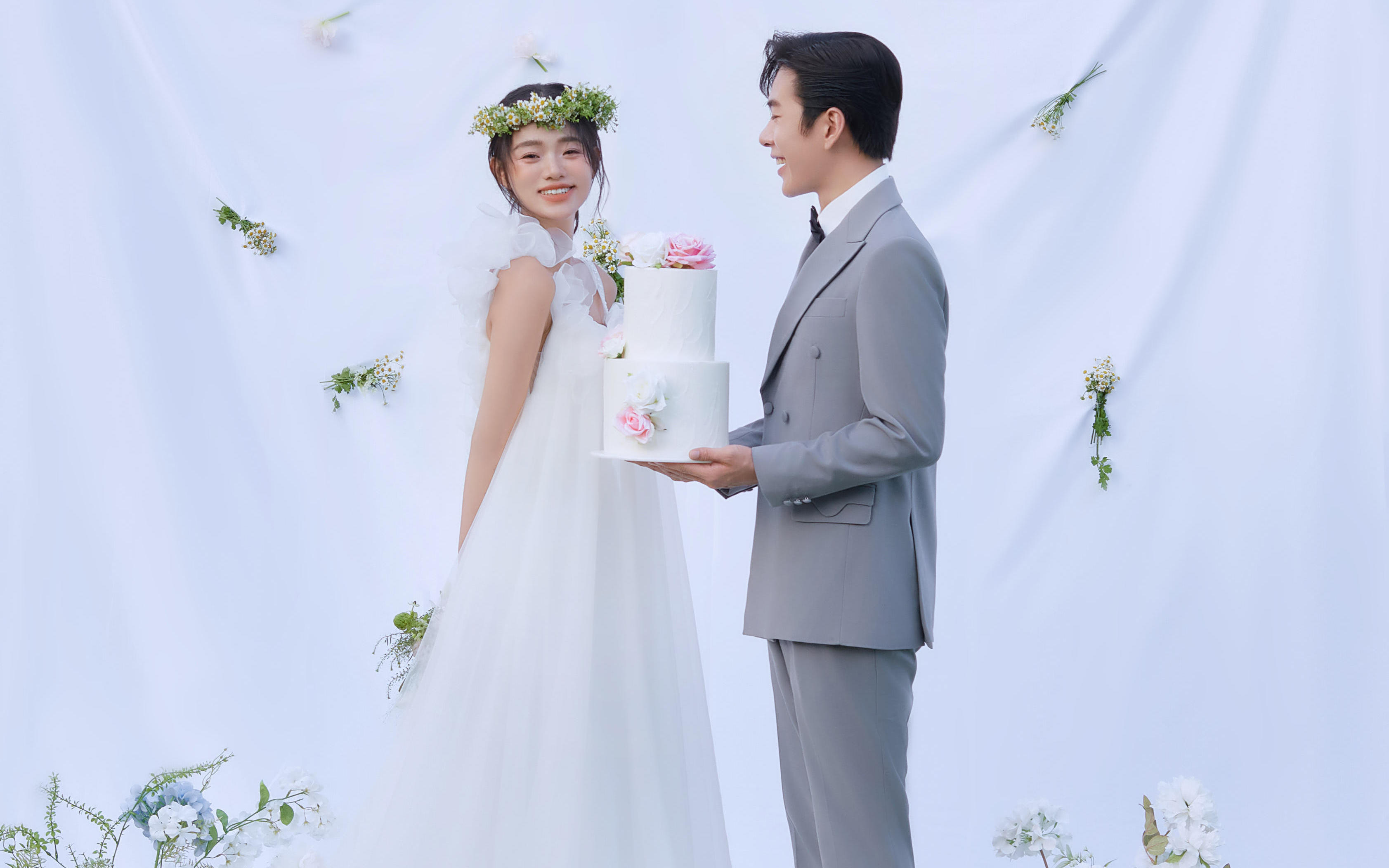 糟糕！心动啦！拍到了敲爱的ins韩系婚纱照