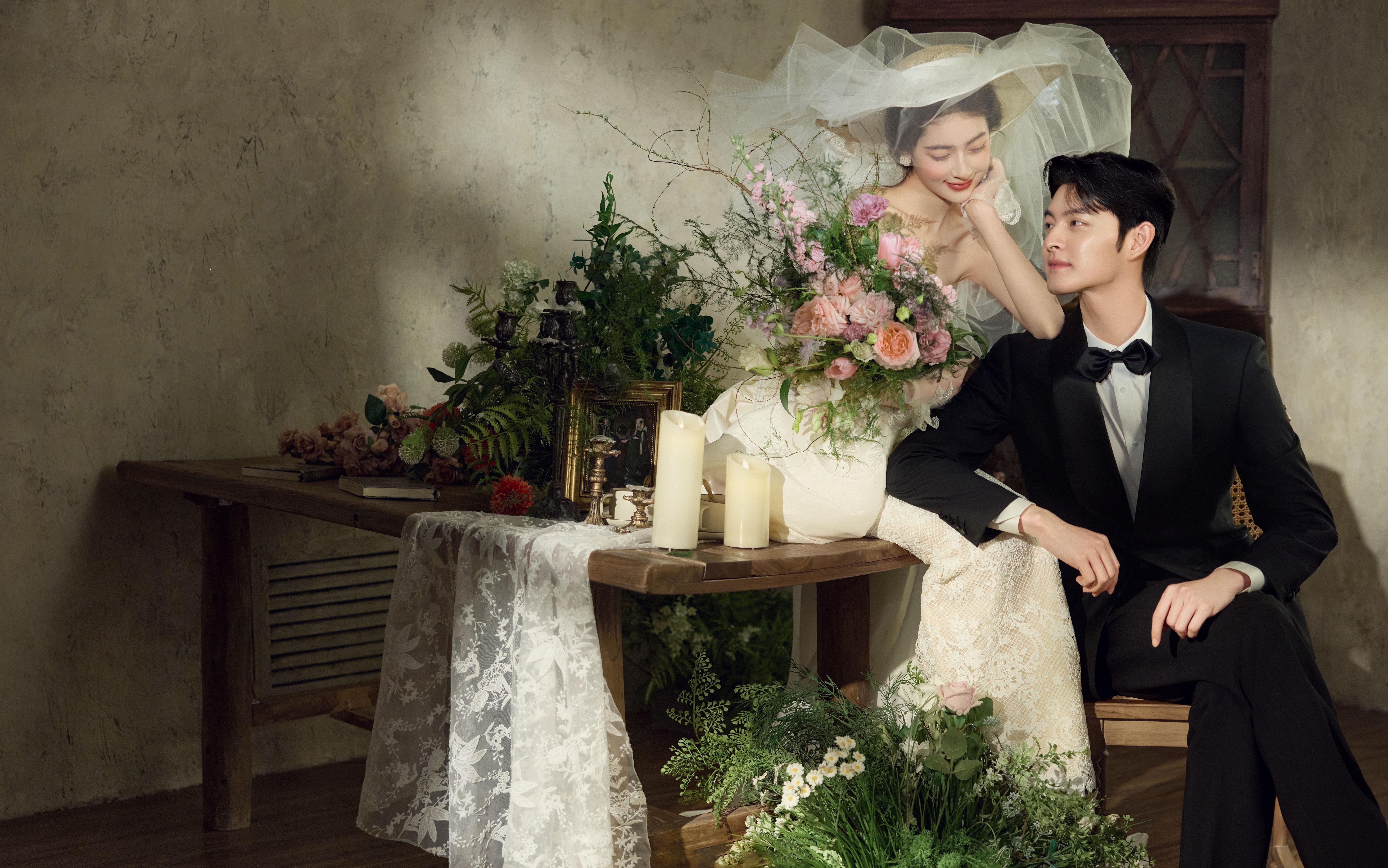 回溯浪漫/高级复古法式婚纱照