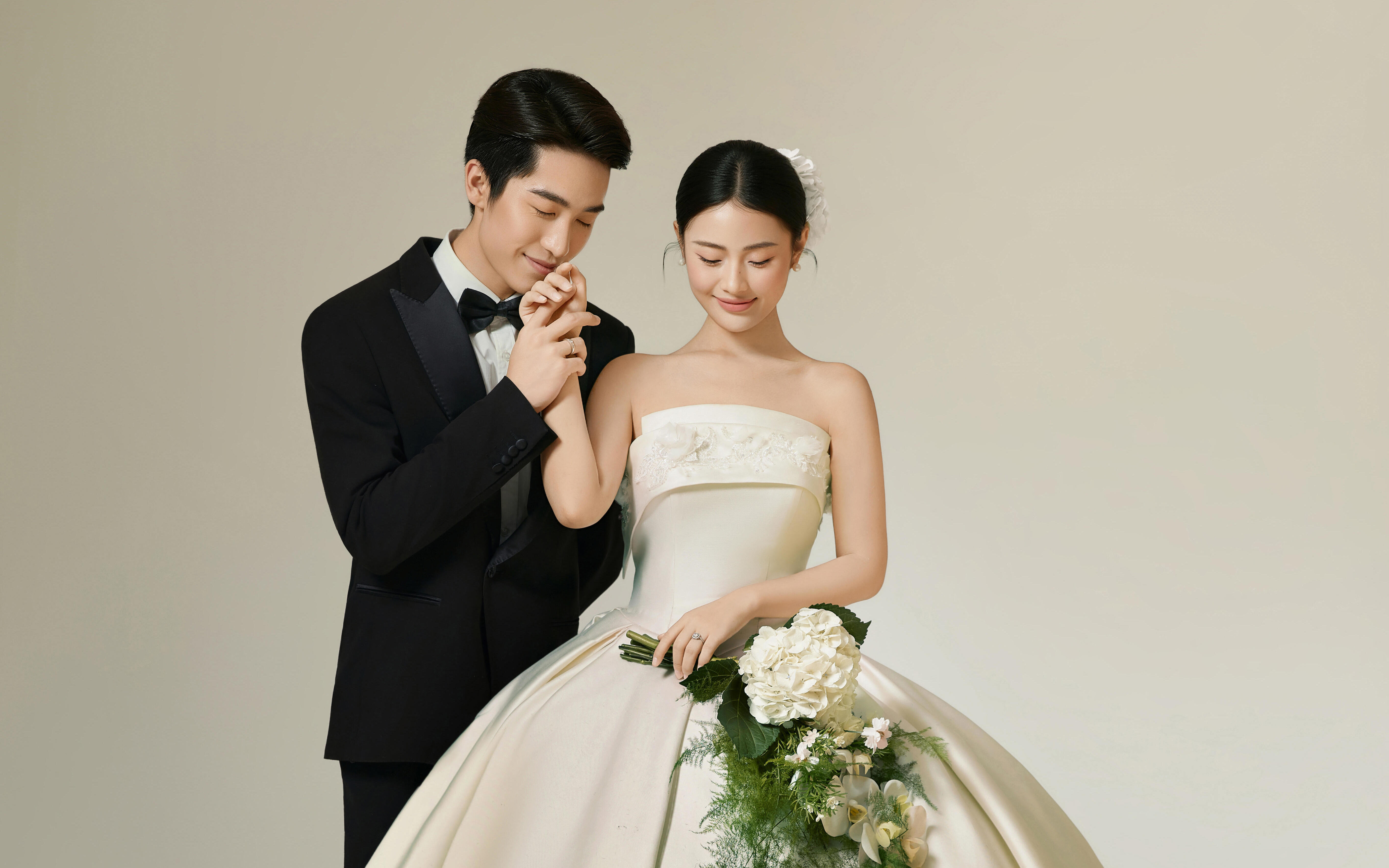 白纱与韩系滤镜的碰撞 是我们的爱情模样