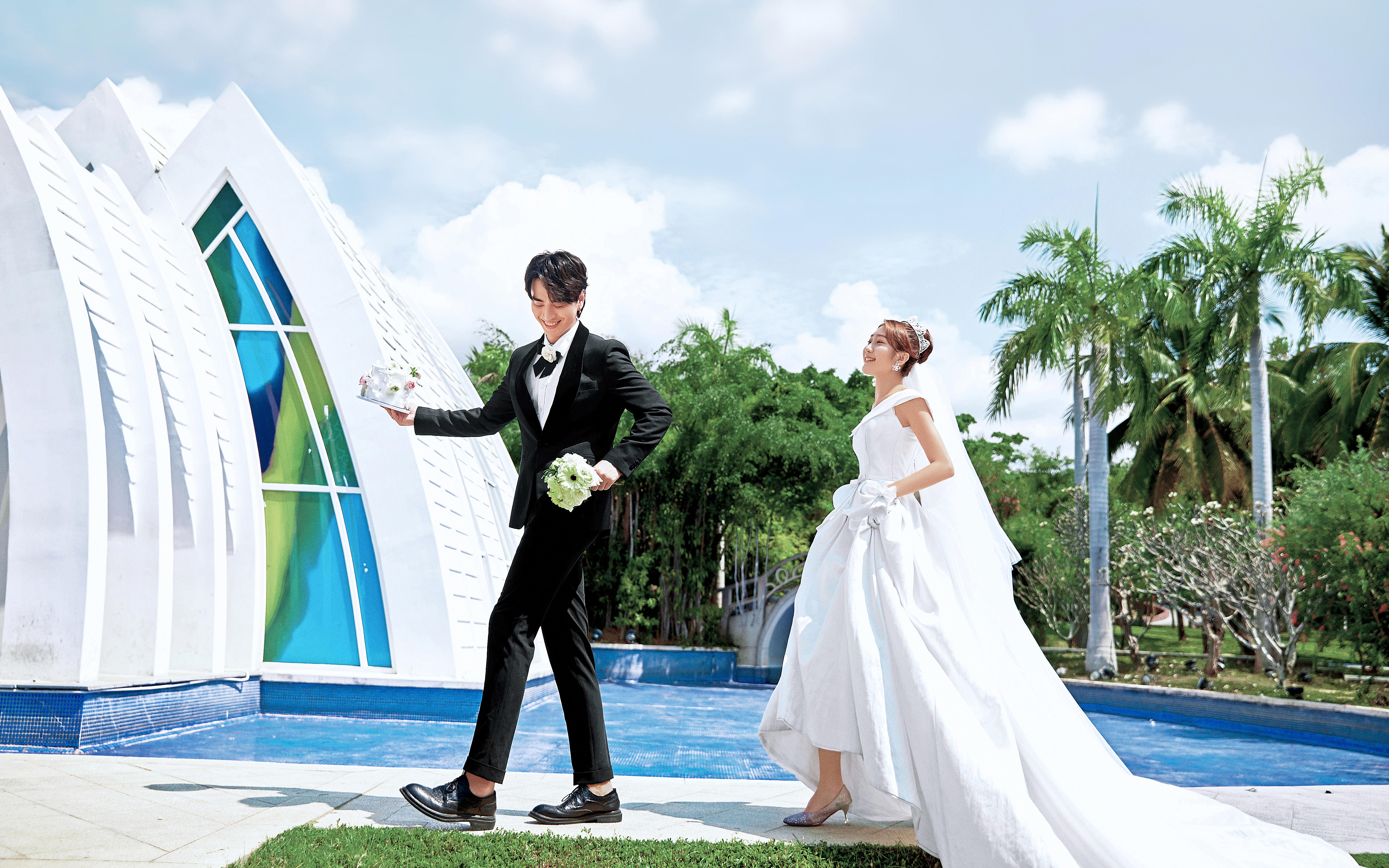 海边的浪漫邂逅‖三亚婚纱照