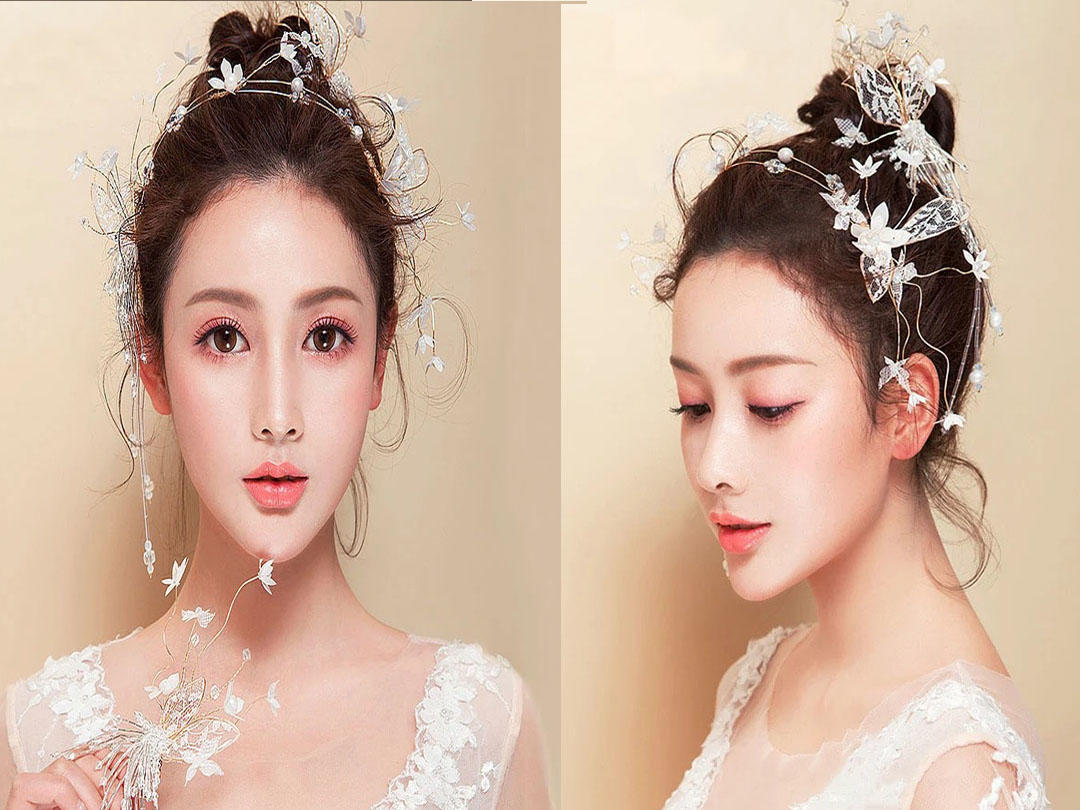 君君美妆造型资深新娘妆全天跟免租伴娘服亲友妆