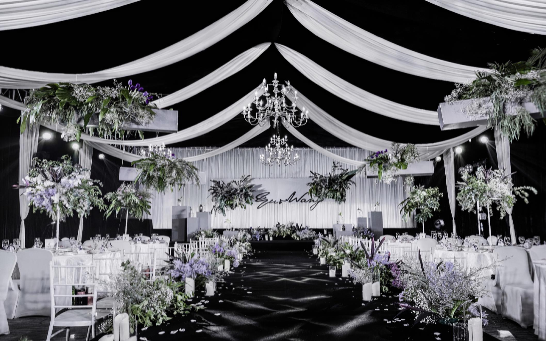 高端韩式婚礼  女主角浪漫韩式场景