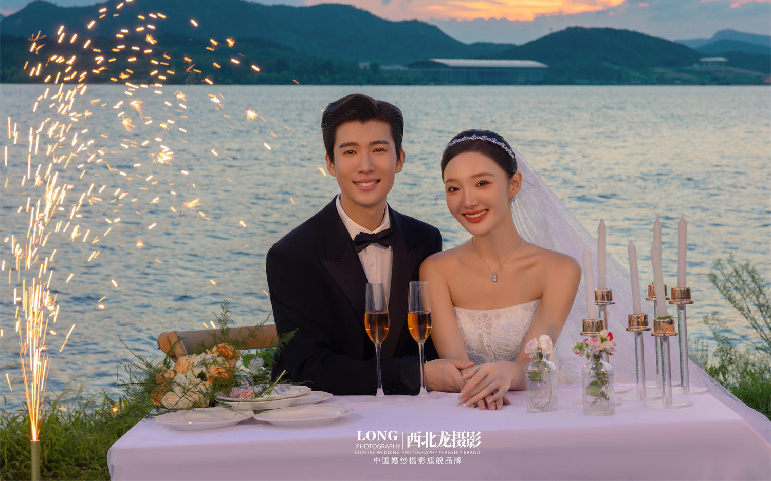 🧡反复疯狂心动的氛围感夕阳海景婚纱照❗️