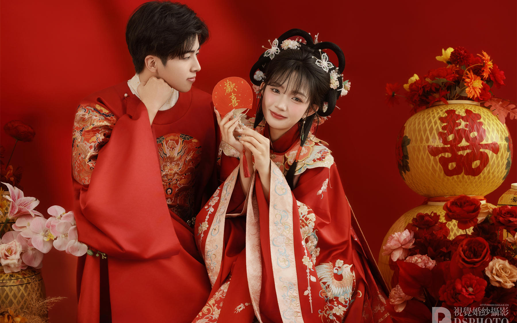 減齡王炸?俏皮可愛的公主漢服婚紗照?也太乖了吧