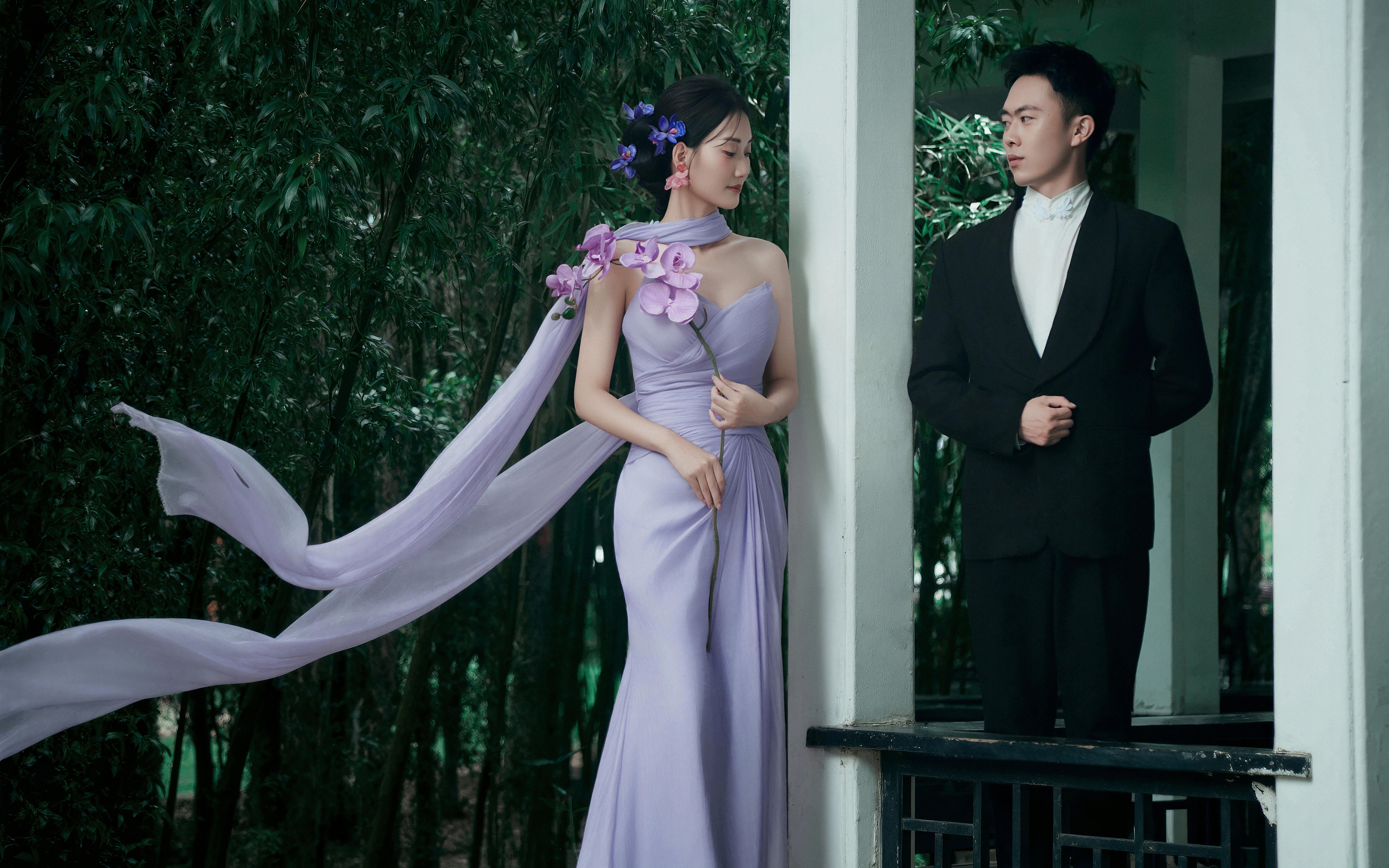 新中式园林婚纱照｜诗意与浪漫并存