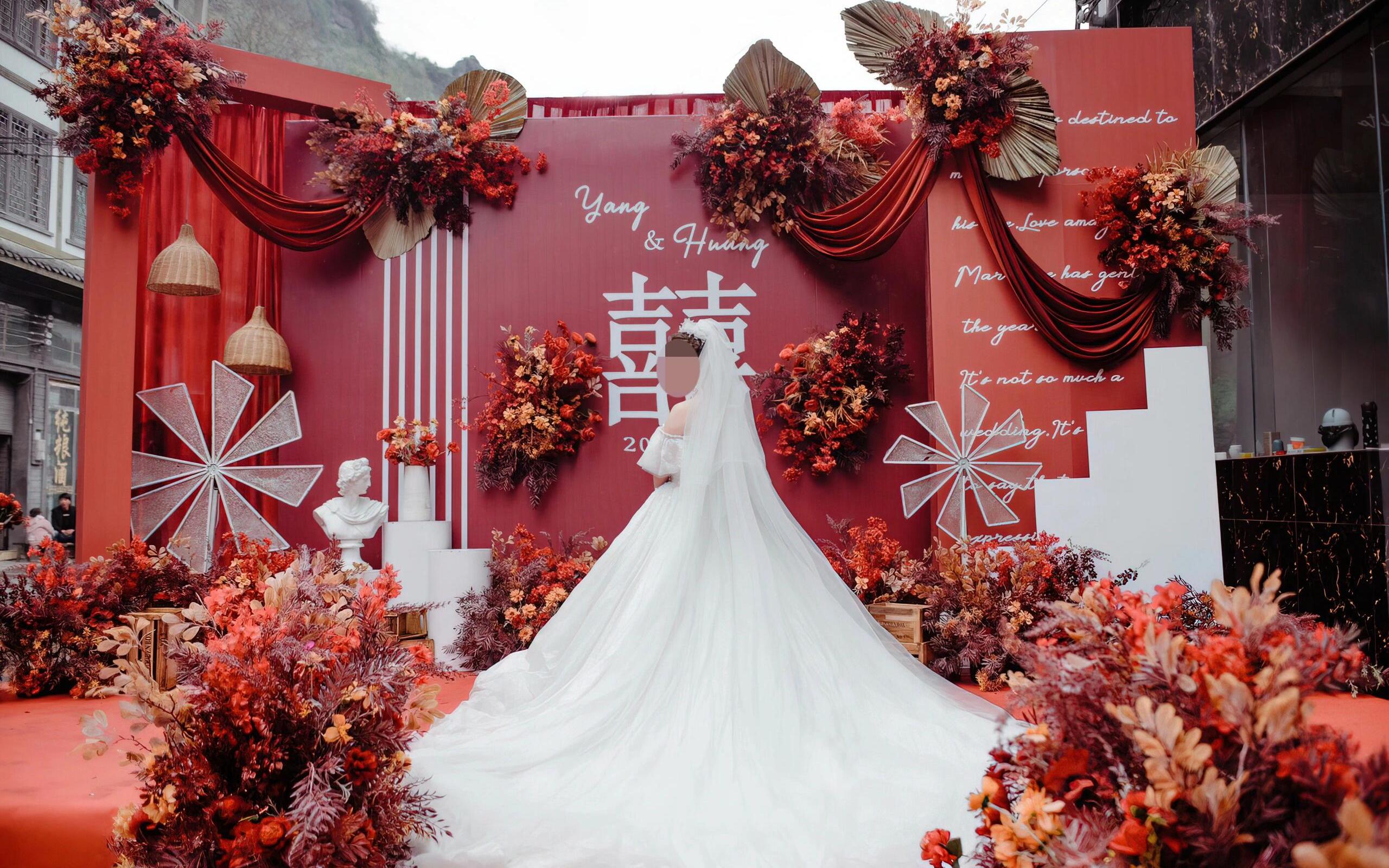 【红妆】一场以喜为媒的婚礼老家大院婚礼布置