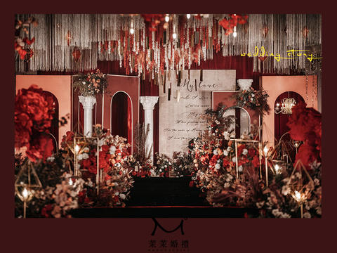 #MOMO婚礼#红色系主题婚礼套餐