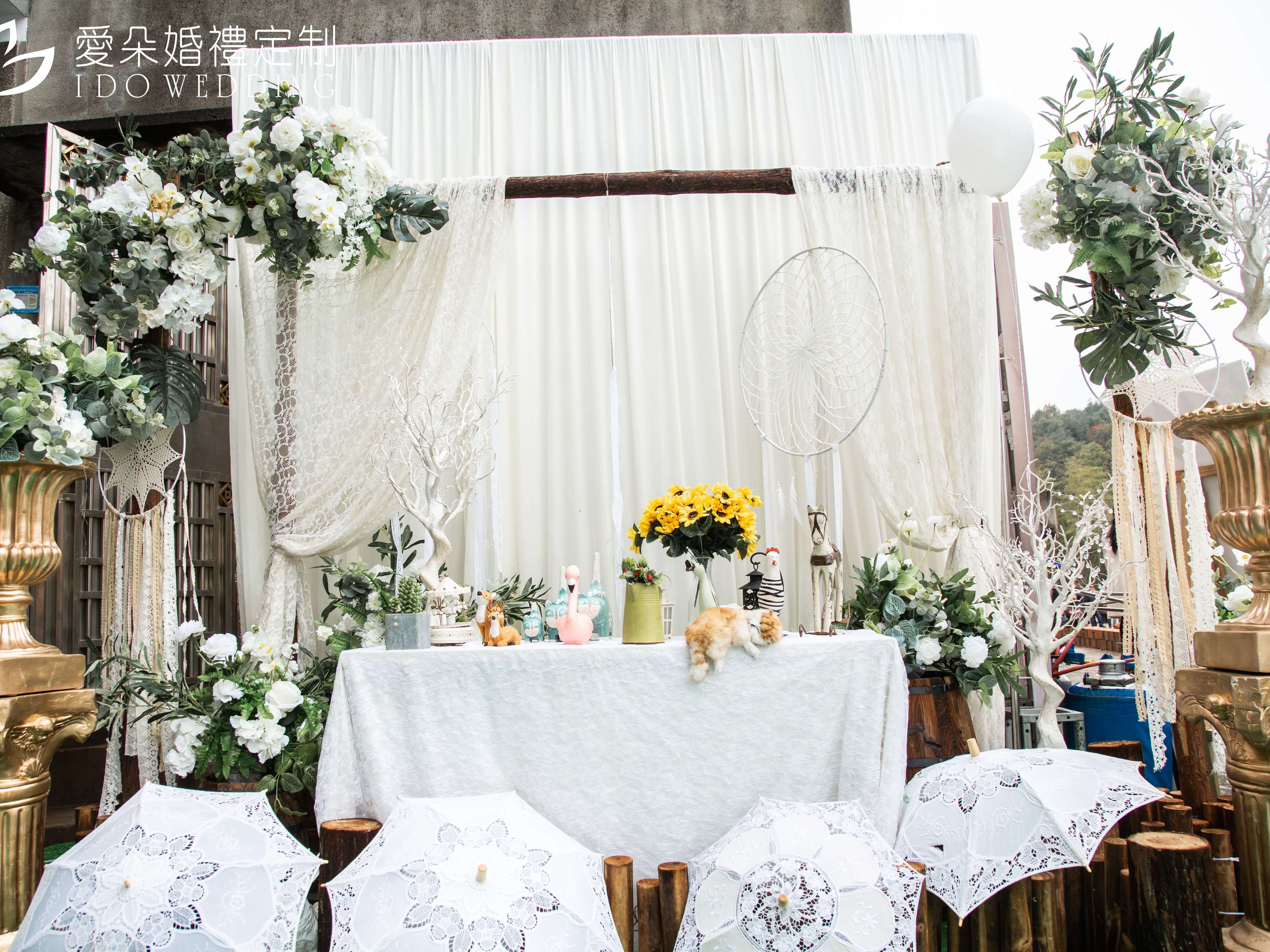 【爱朵高端婚礼定制】清新的户外——森系婚礼