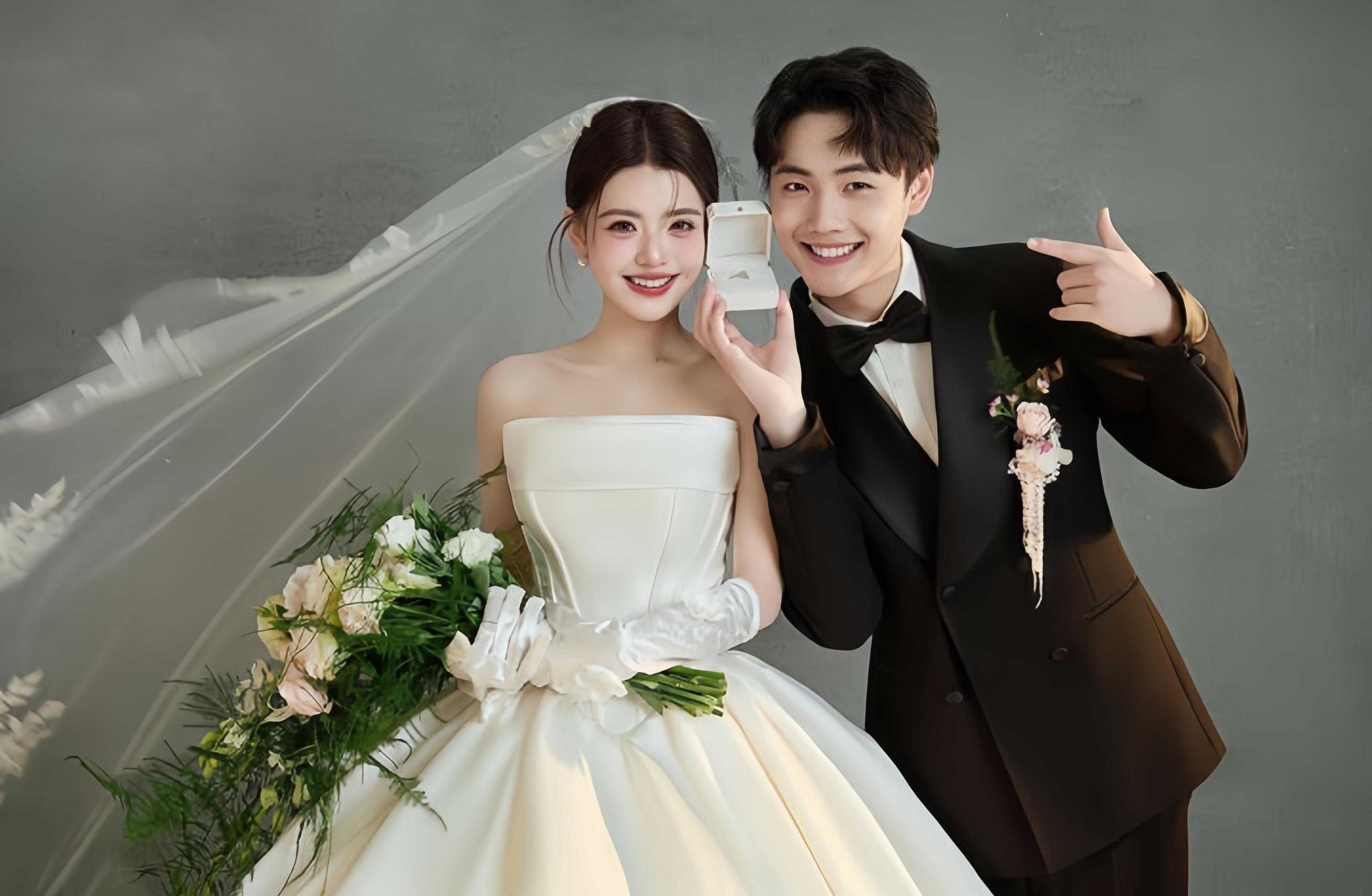 ｜内景高级感主纱婚纱照